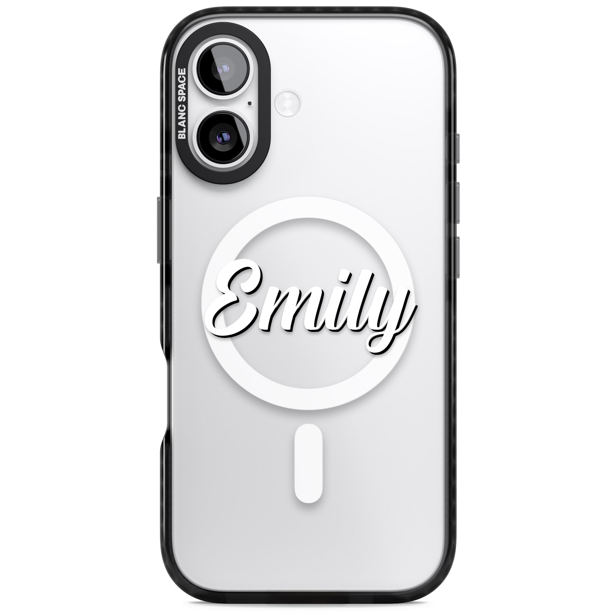 Personalised Cute Name iPhone 17 Impact Pro Black Phone Case