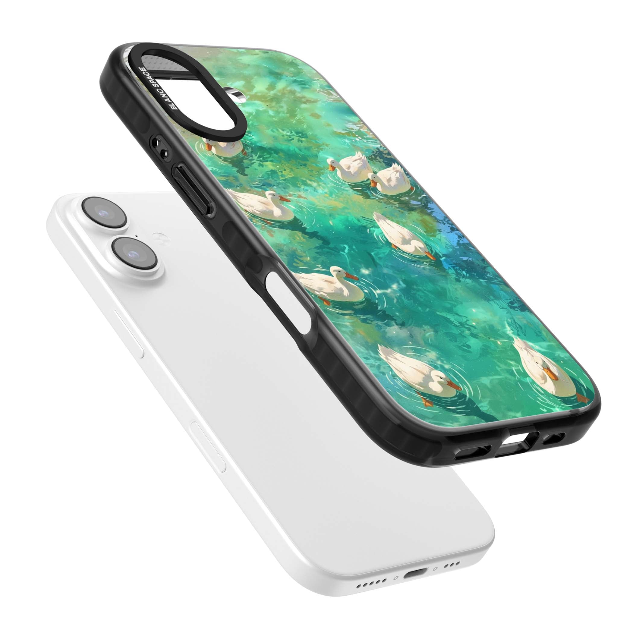 Ducks In The Pond for her iPhone case | Black Impact Magsafe case for iPhone 17