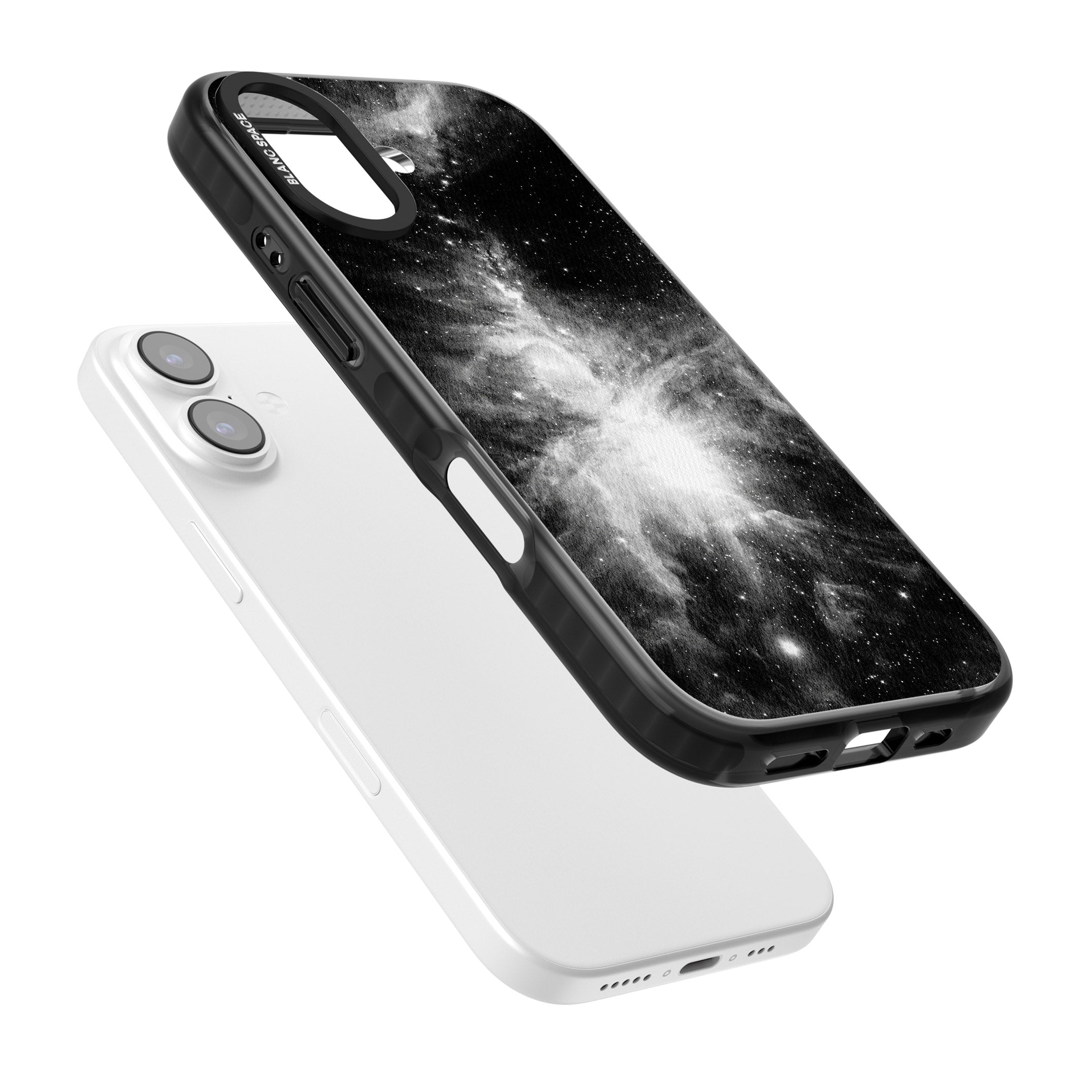 Galaxy Swirl iPhone 17 Impact Pro Black Phone Case Colours