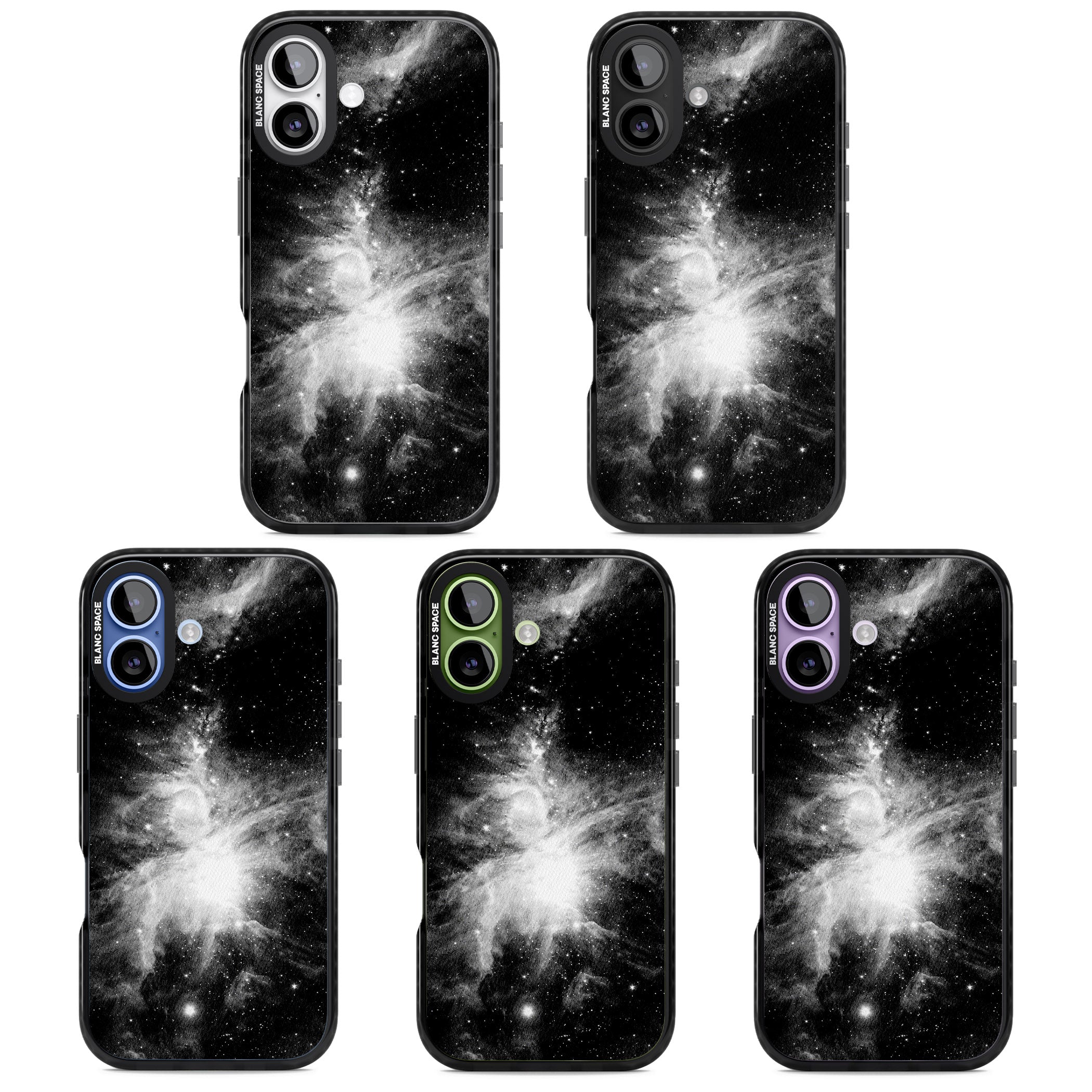 Galaxy Swirl iPhone 17 Impact Pro Black Phone Case APT Impact Protection