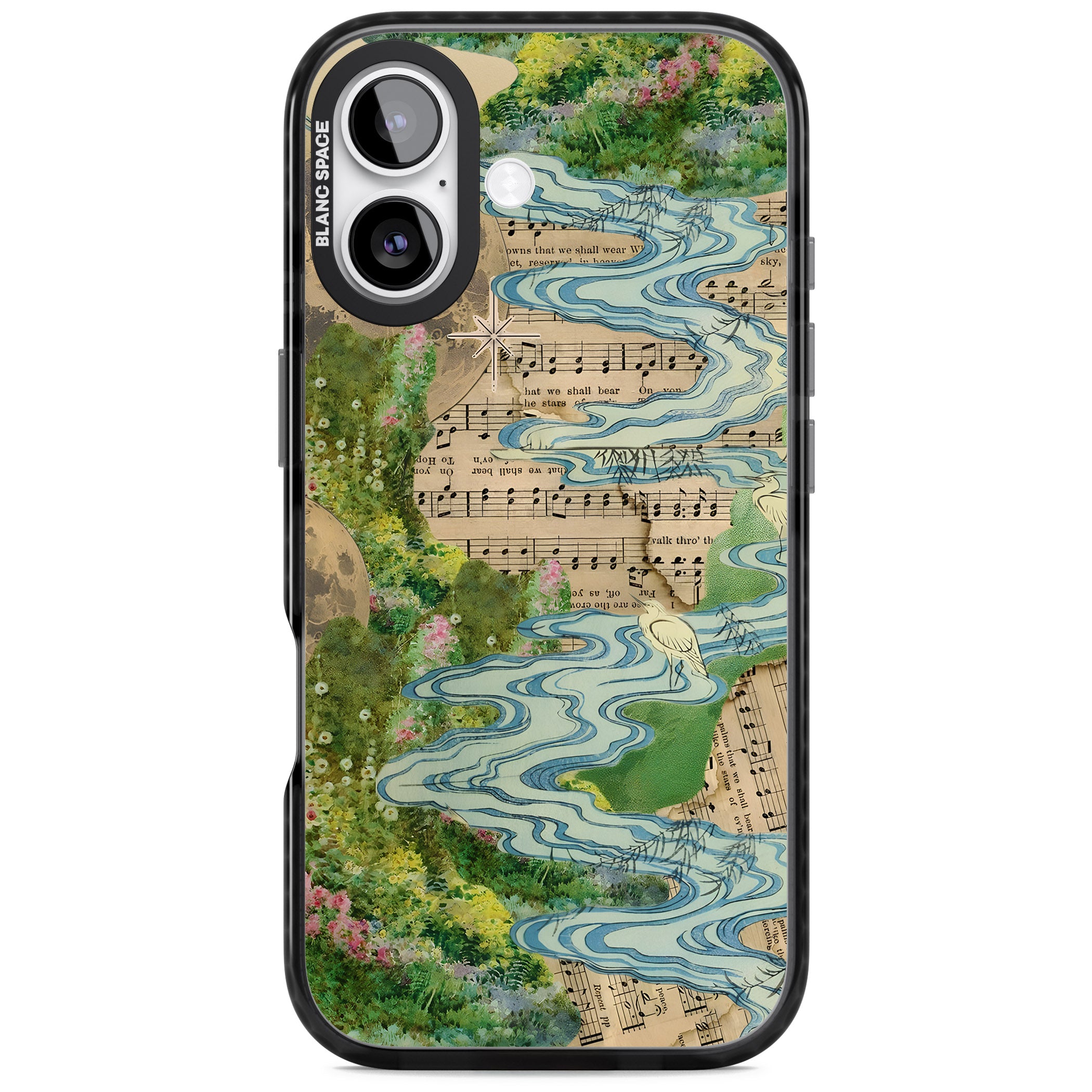 Musical River iPhone 17 Impact Pro Black Phone Case