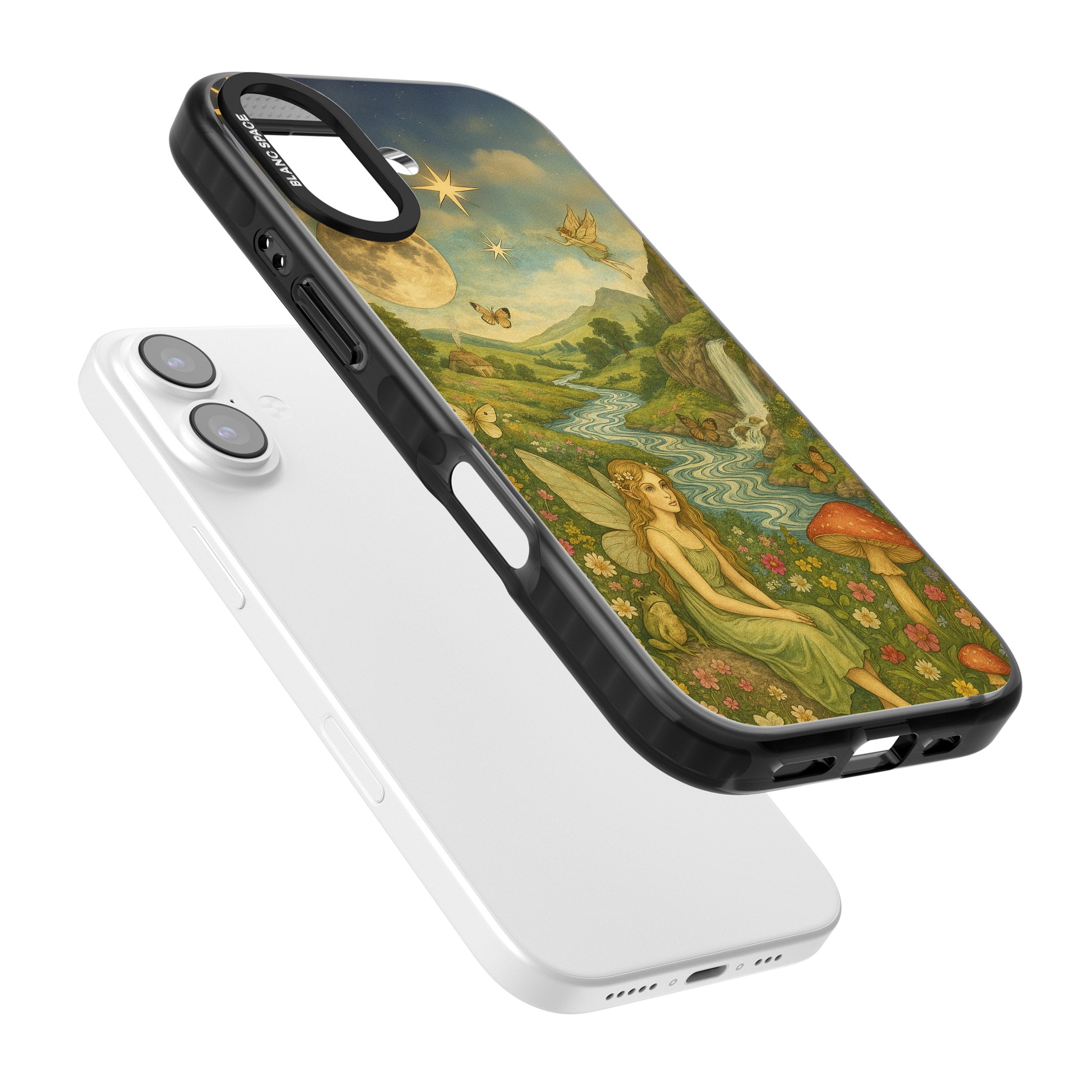 Nature Fairy iPhone 17 Impact Pro Black Phone Case Colours