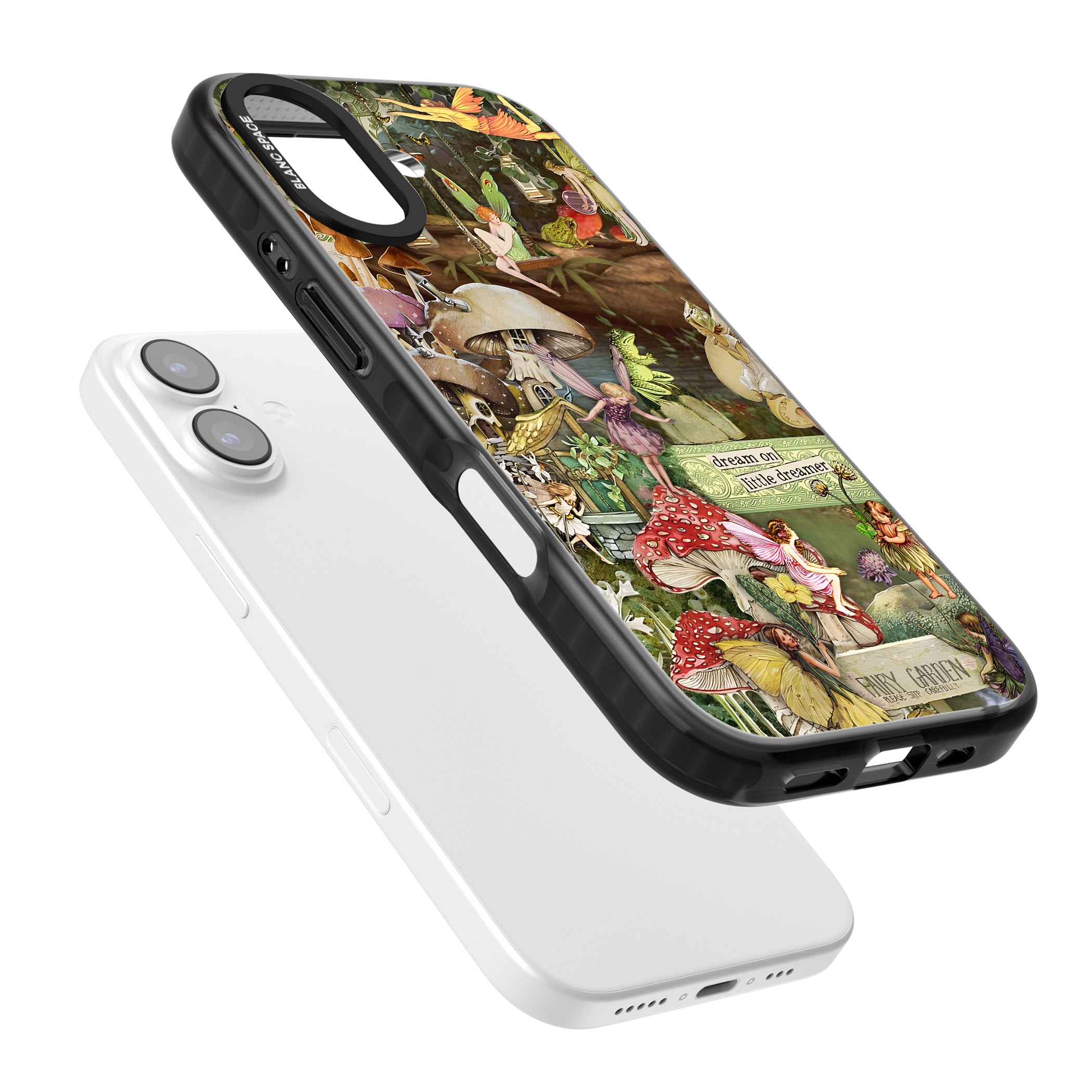 Dreamy Garden iPhone 17 Impact Pro Black Phone Case Colours