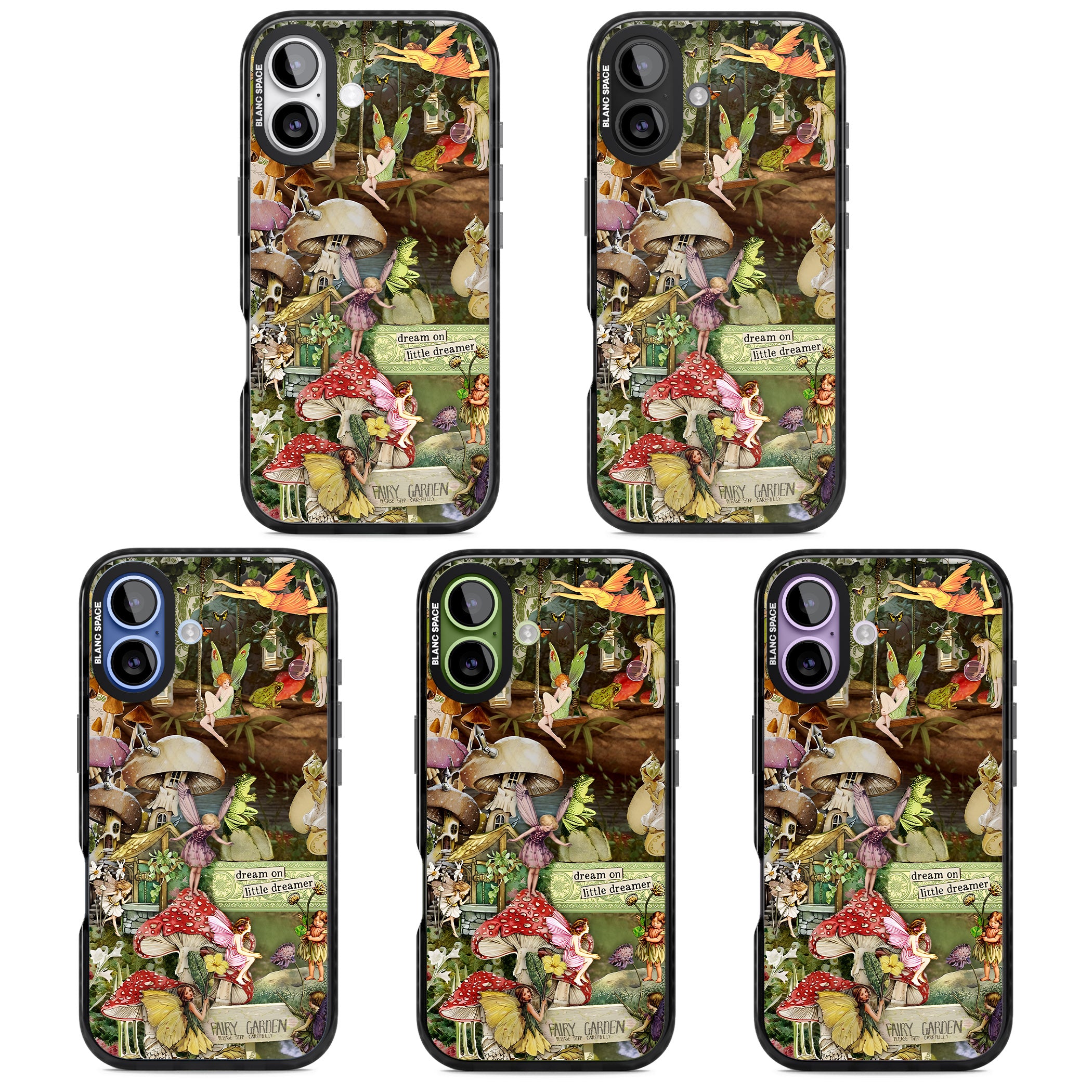 Dreamy Garden iPhone 17 Impact Pro Black Phone Case APT Impact Protection