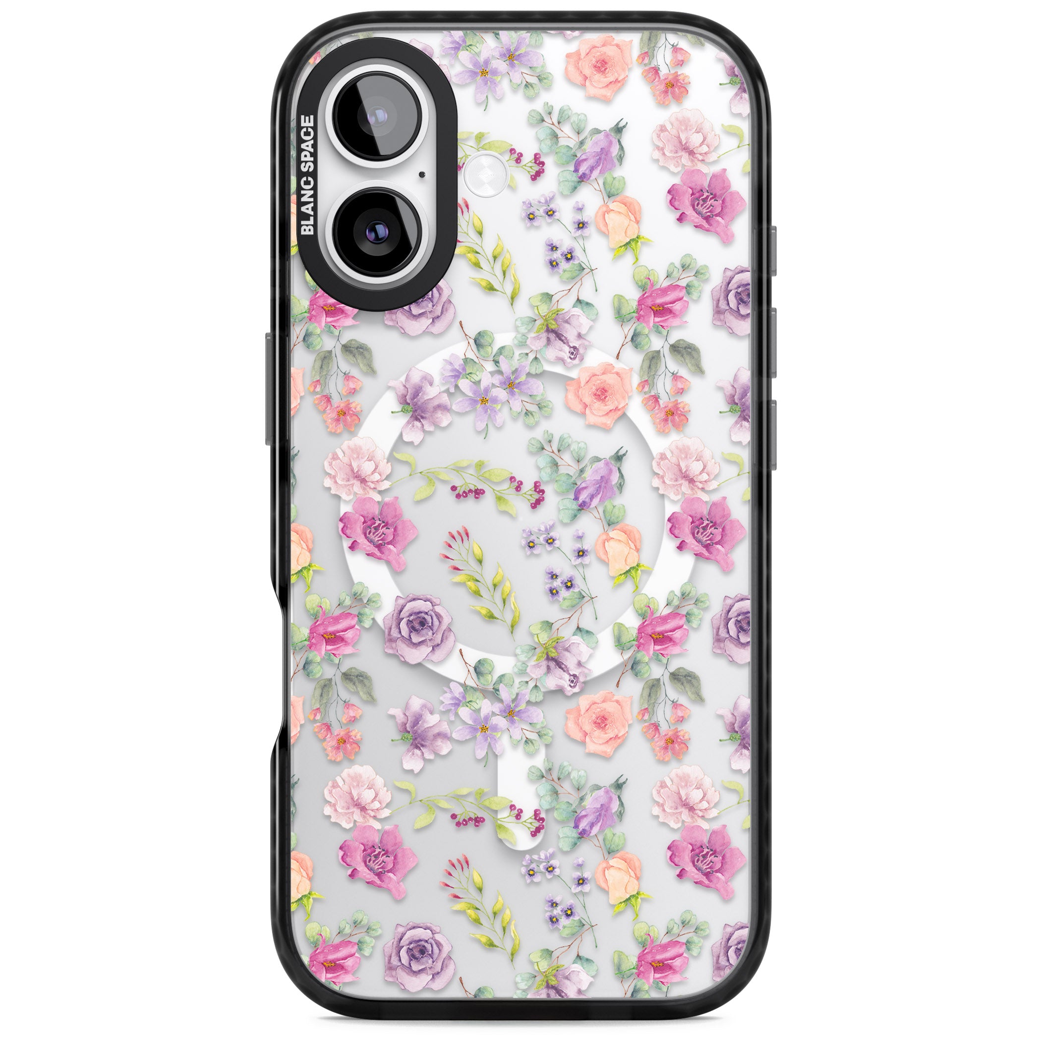 Sunday Flowers iPhone 17 Impact Pro Black Phone Case