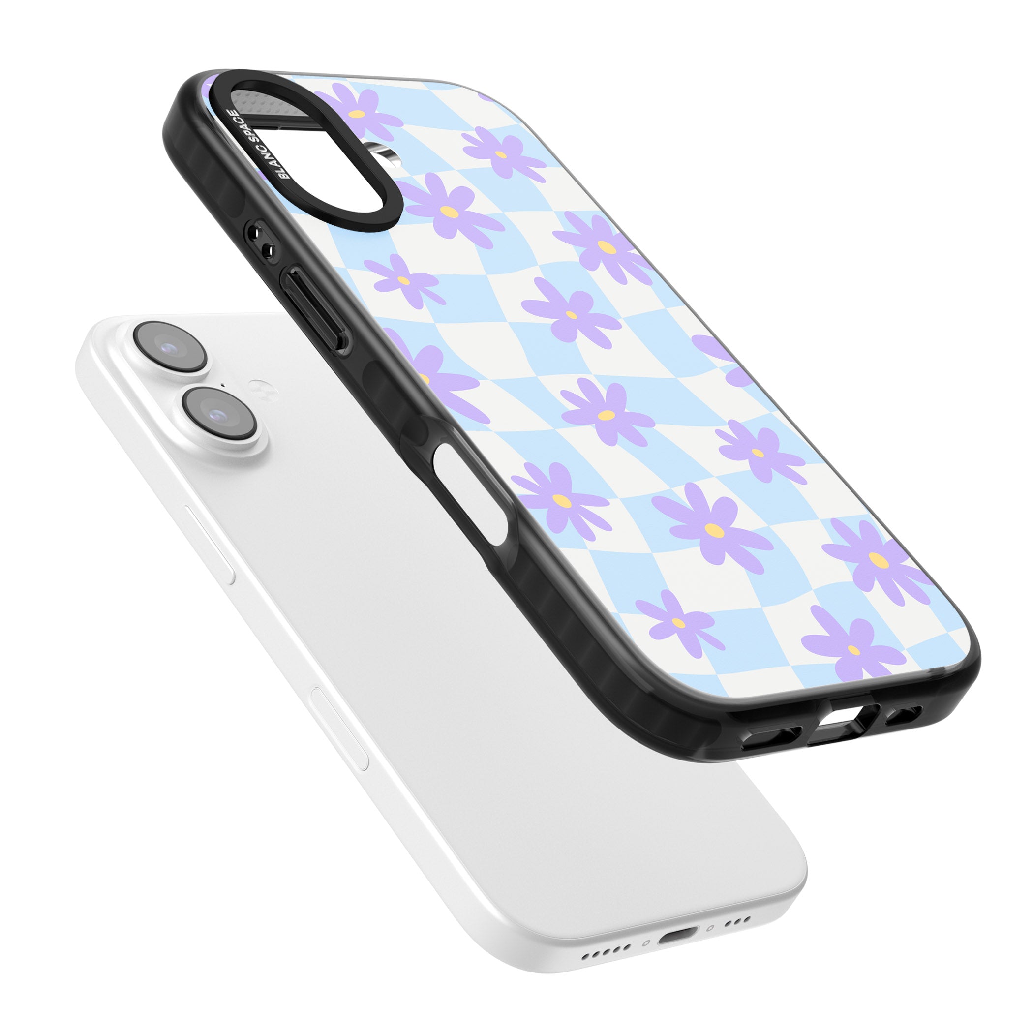 Serene Skies & Flowers iPhone 17 Impact Pro Black Phone Case Colours
