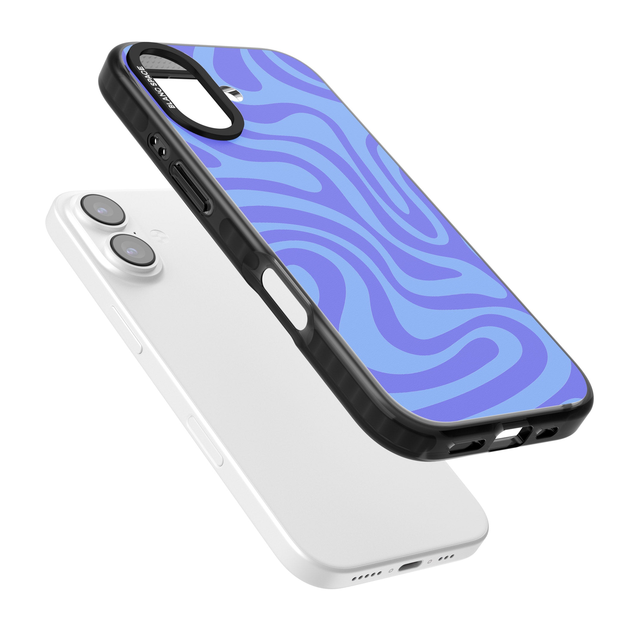 Tranquil Waves iPhone 17 Impact Pro Black Phone Case Colours