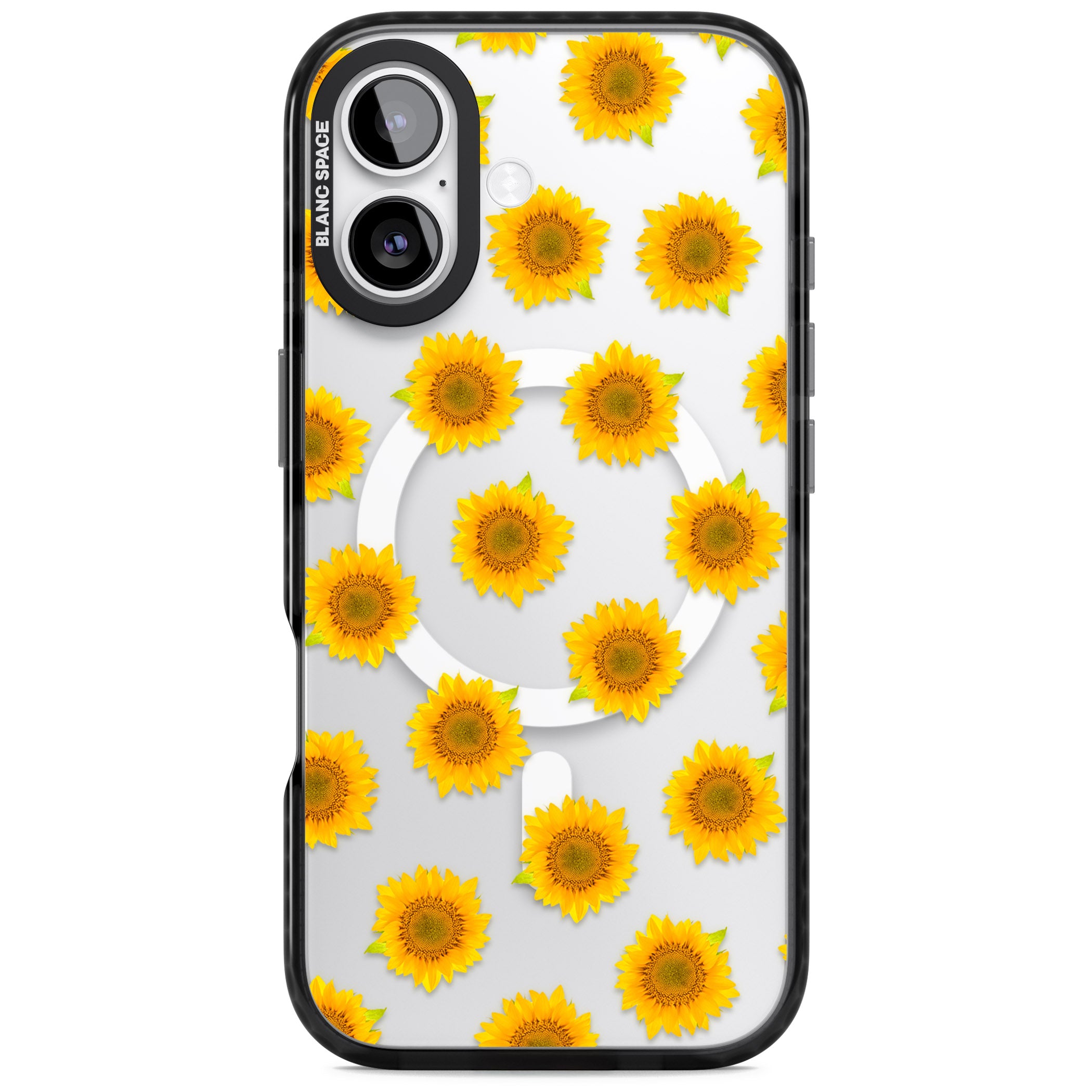Sunflower Flourish iPhone 17 Impact Pro Black Phone Case