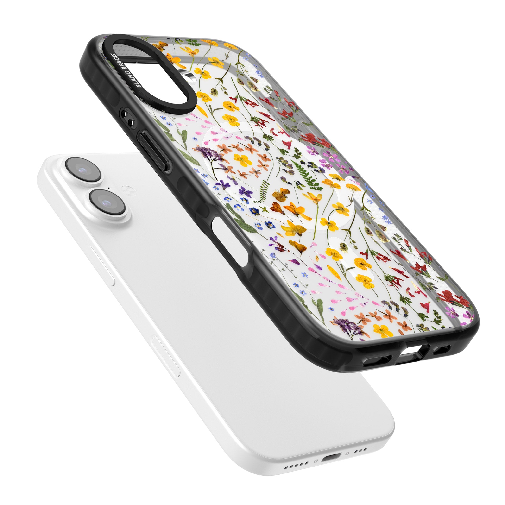 Wildflower iPhone 17 Impact Pro Black Phone Case Colours