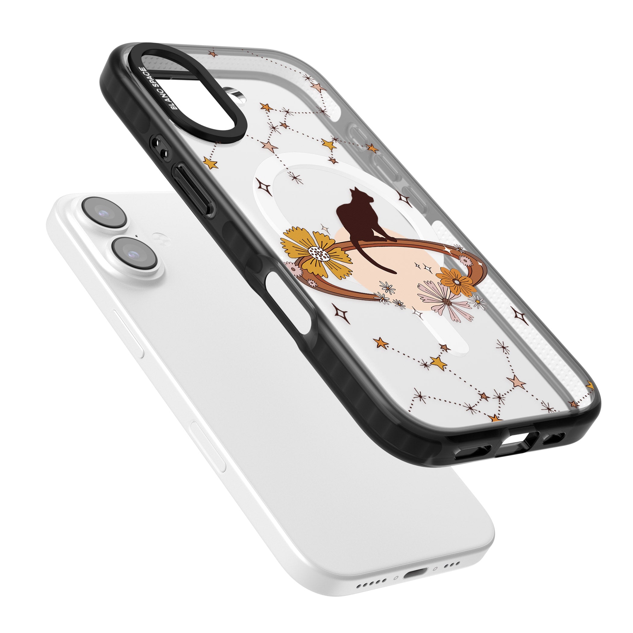 Feline Phenomenon iPhone 17 Impact Pro Black Phone Case Colours