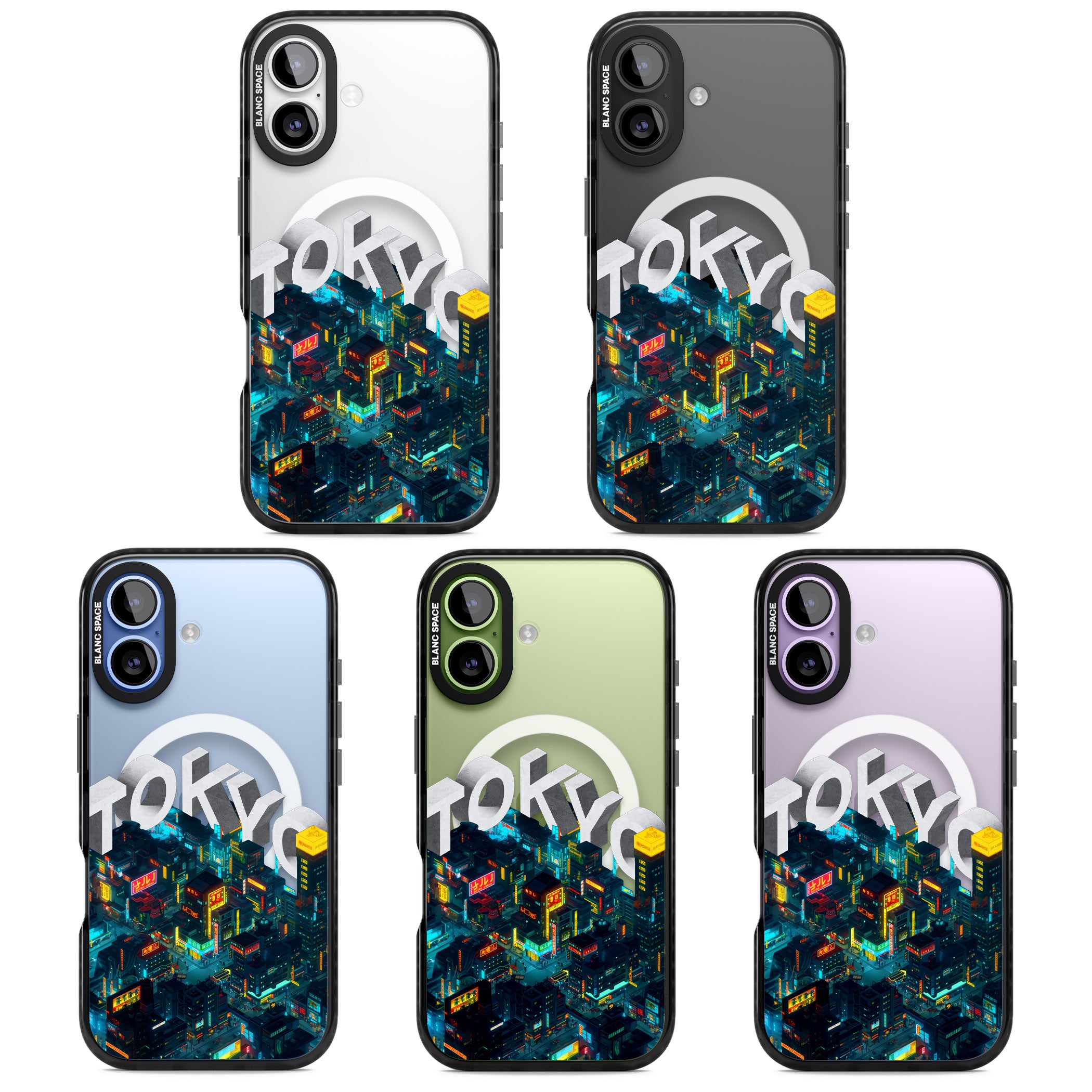 Tokyo iPhone 17 Impact Pro Black Phone Case APT Impact Protection