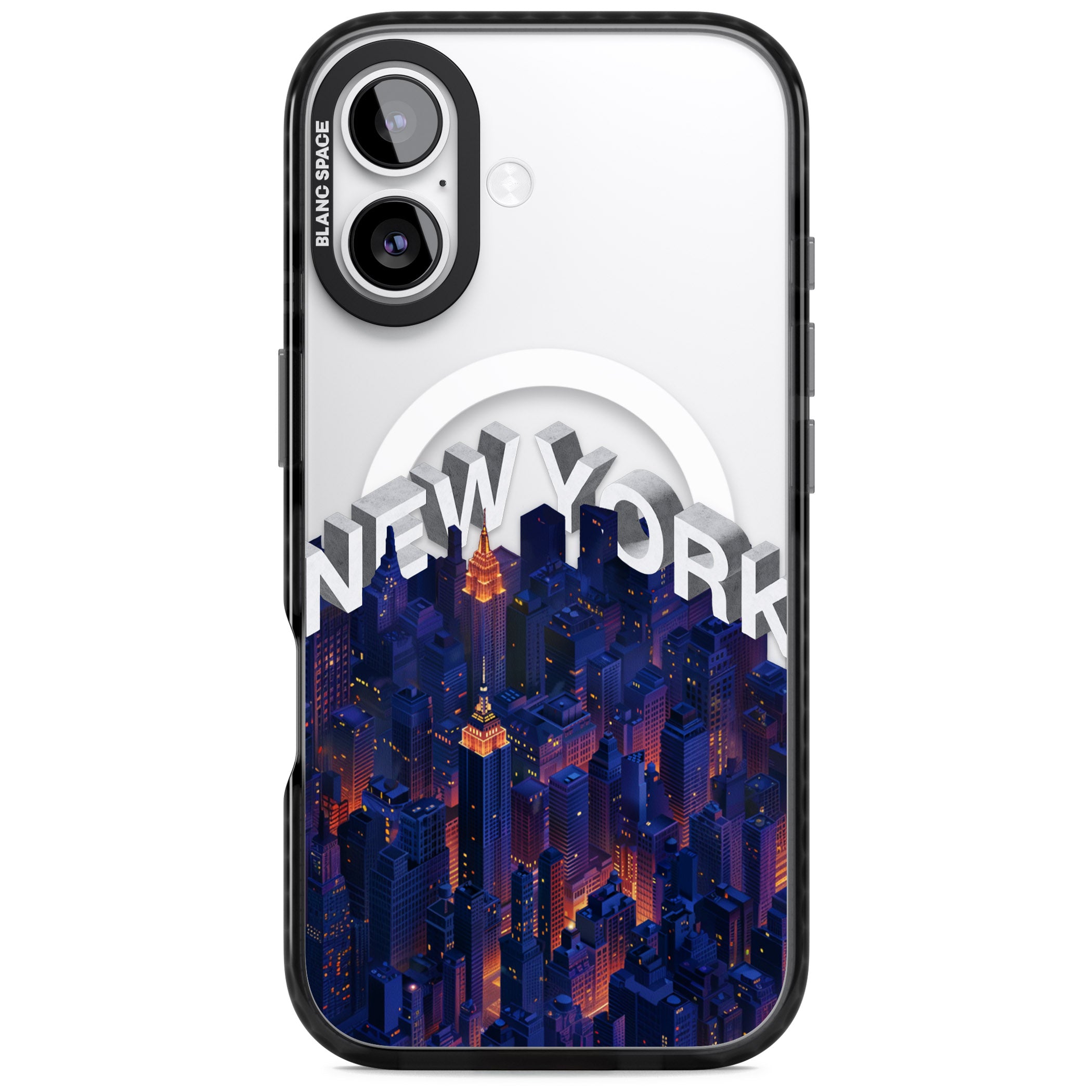 New York City iPhone 17 Impact Pro Black Phone Case