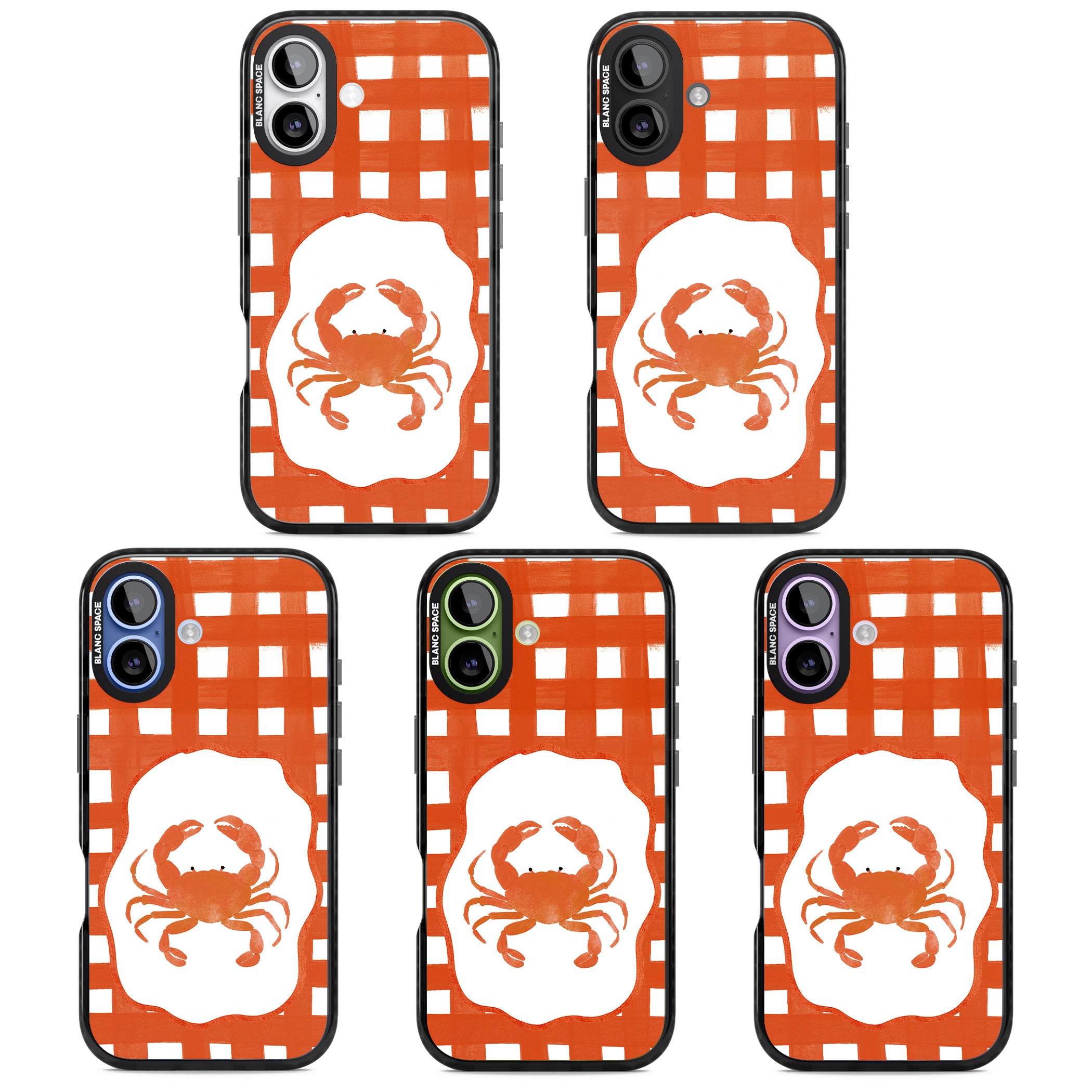 Red Lobster iPhone 17 Impact Pro Black Phone Case APT Impact Protection