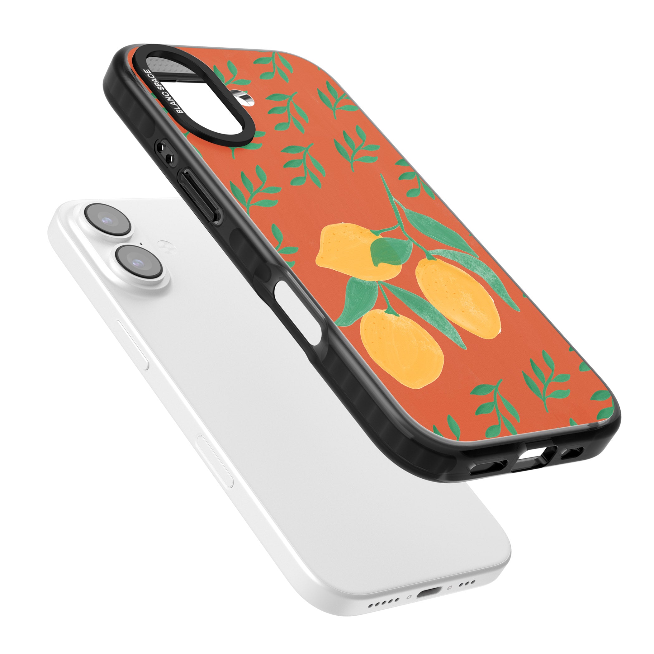 Tuscan Lemons iPhone 17 Impact Pro Black Phone Case Colours