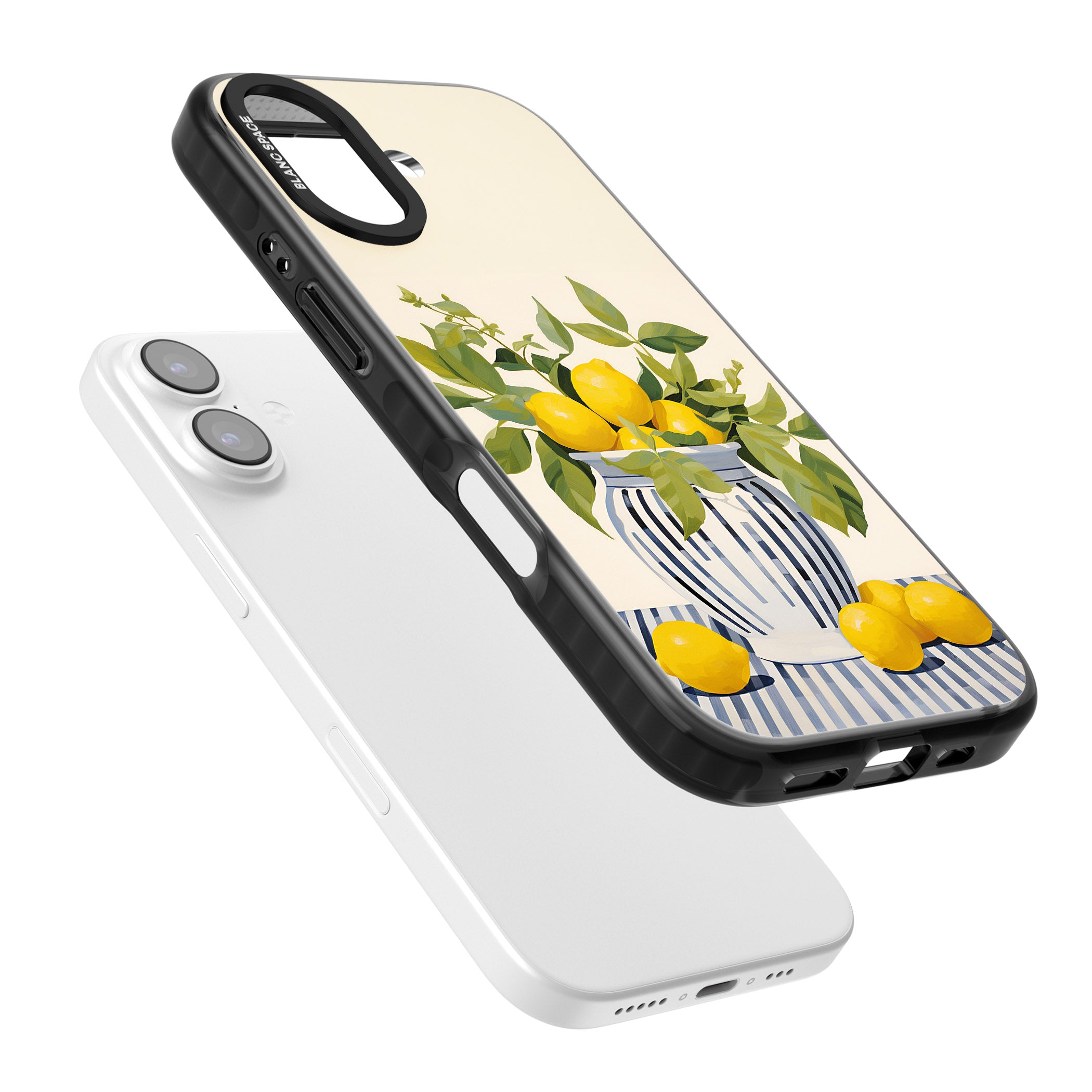 Lemon Plant Vase iPhone 17 Impact Pro Black Phone Case Colours