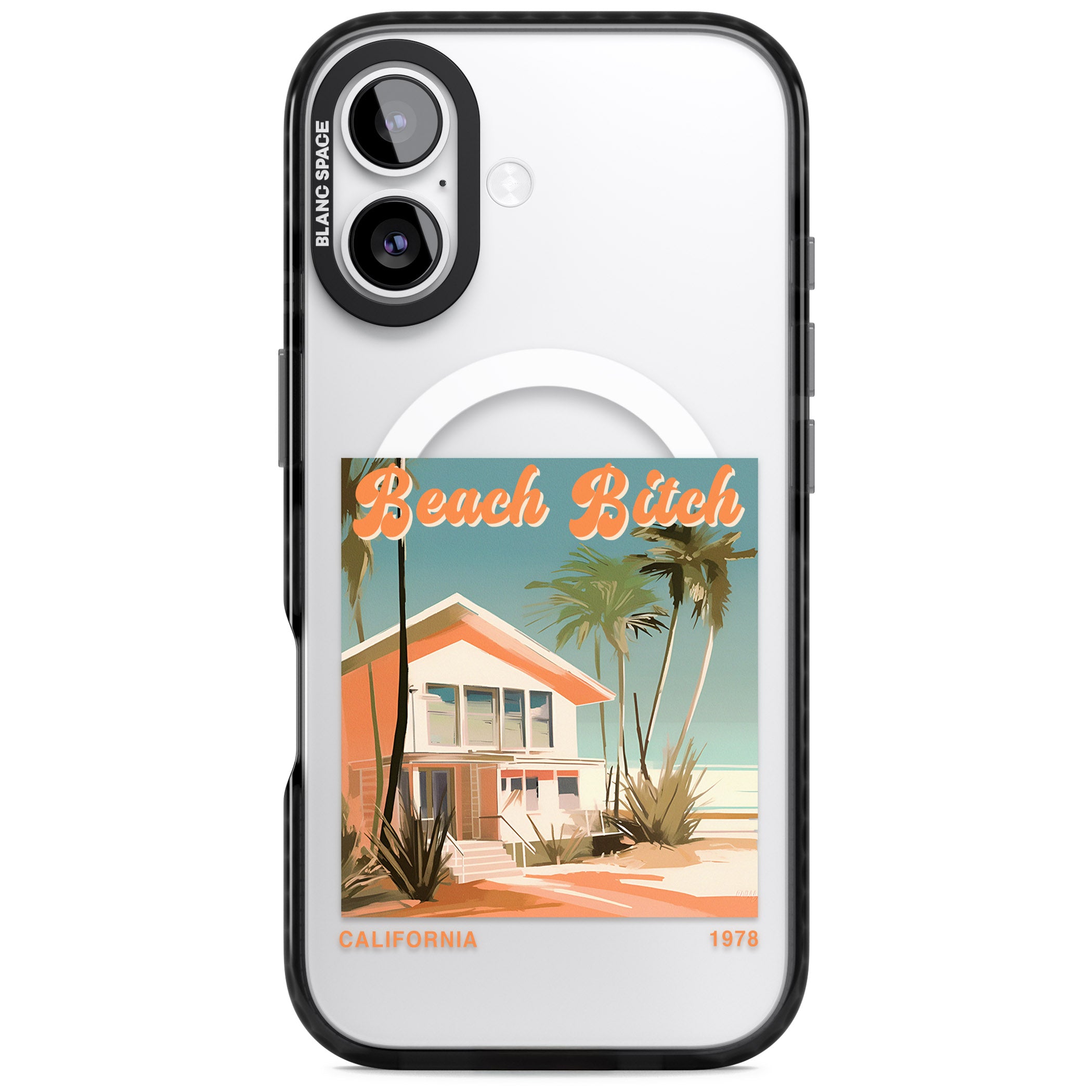 Beach B*tch iPhone 17 Impact Pro Black Phone Case