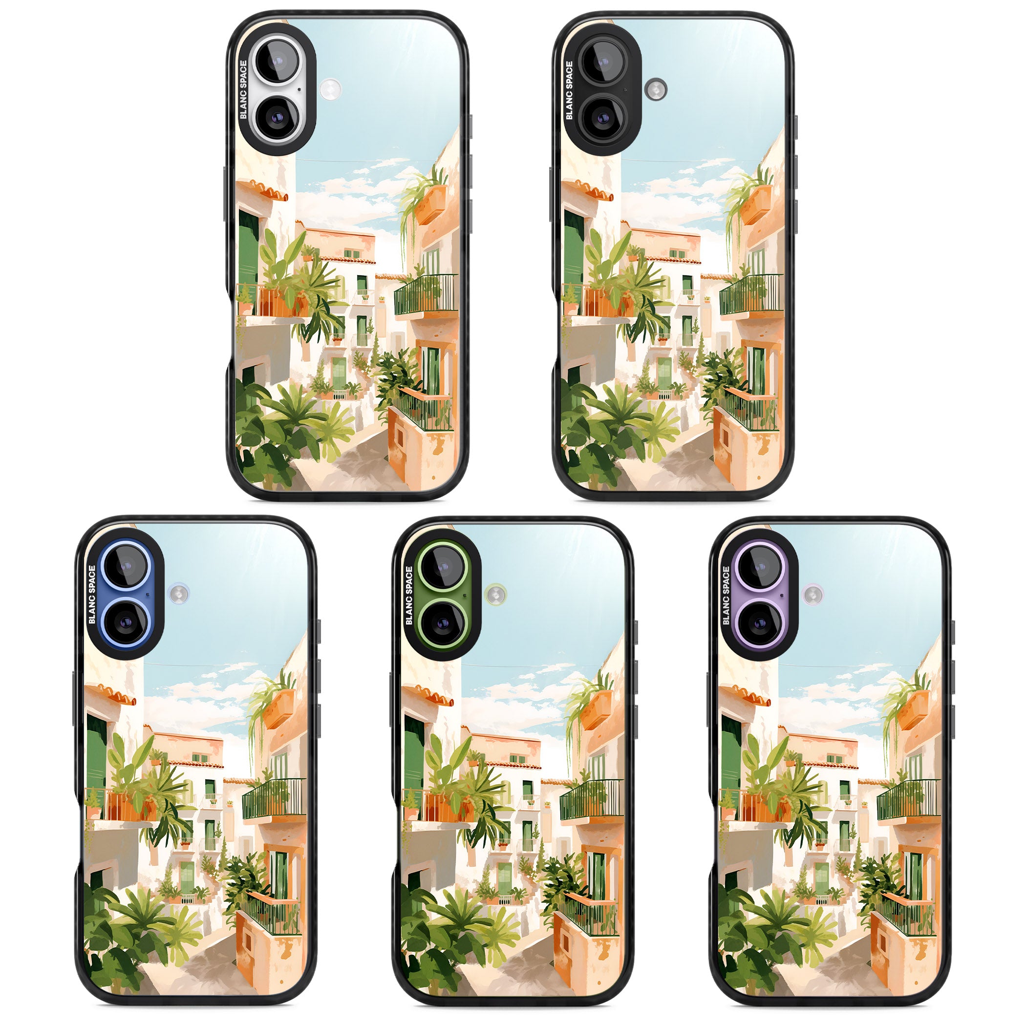 Tuscan Balconies iPhone 17 Impact Pro Black Phone Case APT Impact Protection