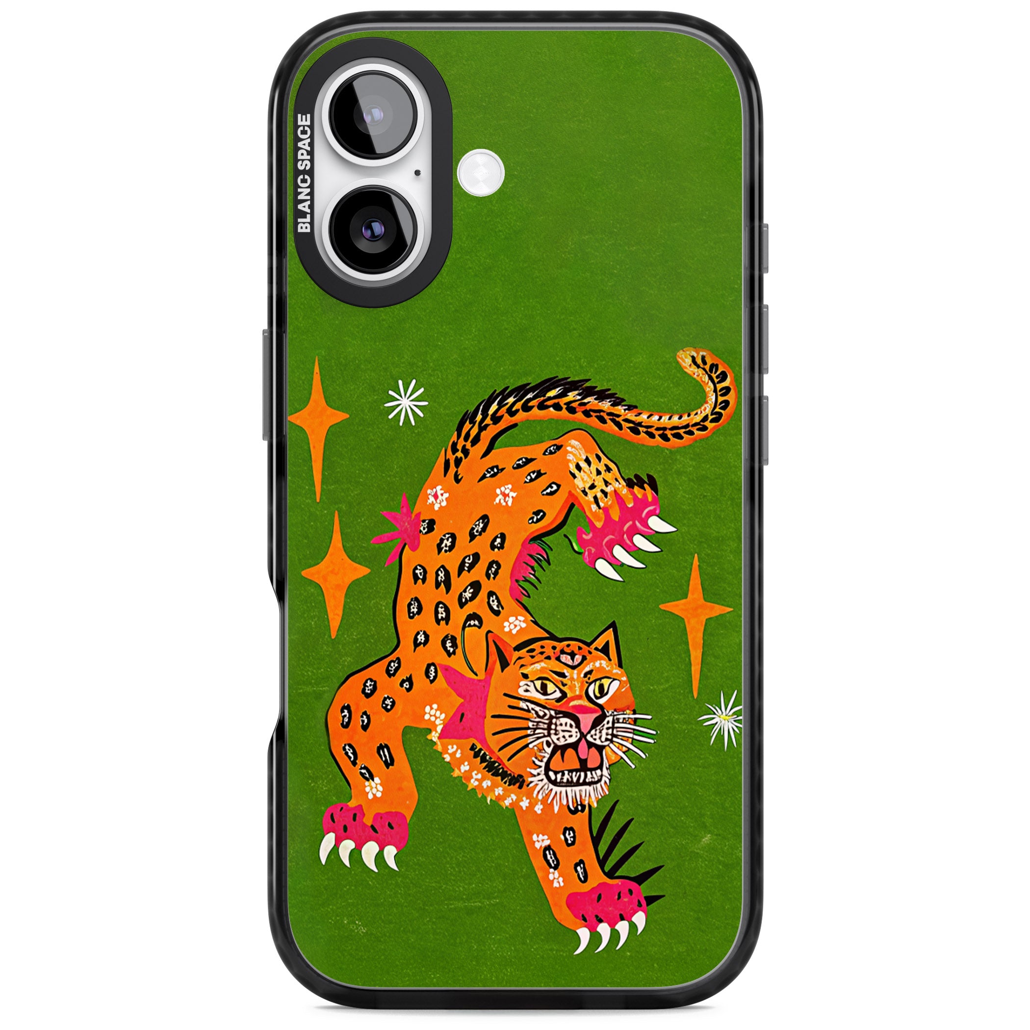 Fierce Jaguar iPhone 17 Impact Pro Black Phone Case