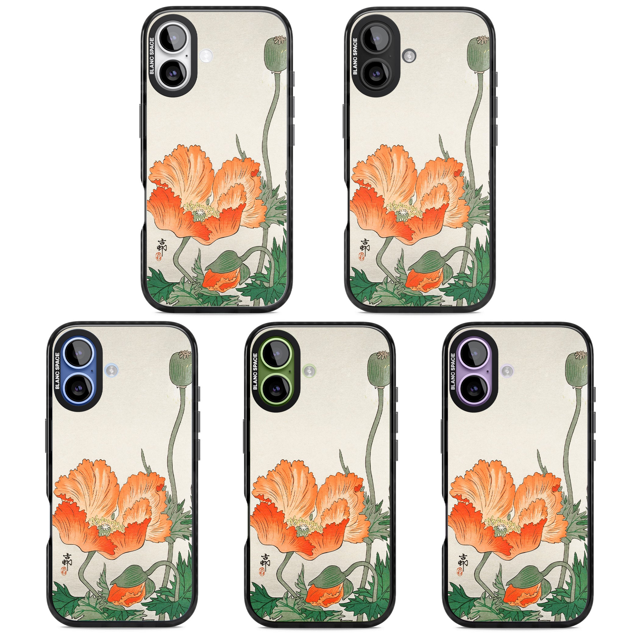 Birds And Plants By Ohara Koson iPhone 17 Impact Pro Black Phone Case APT Impact Protection