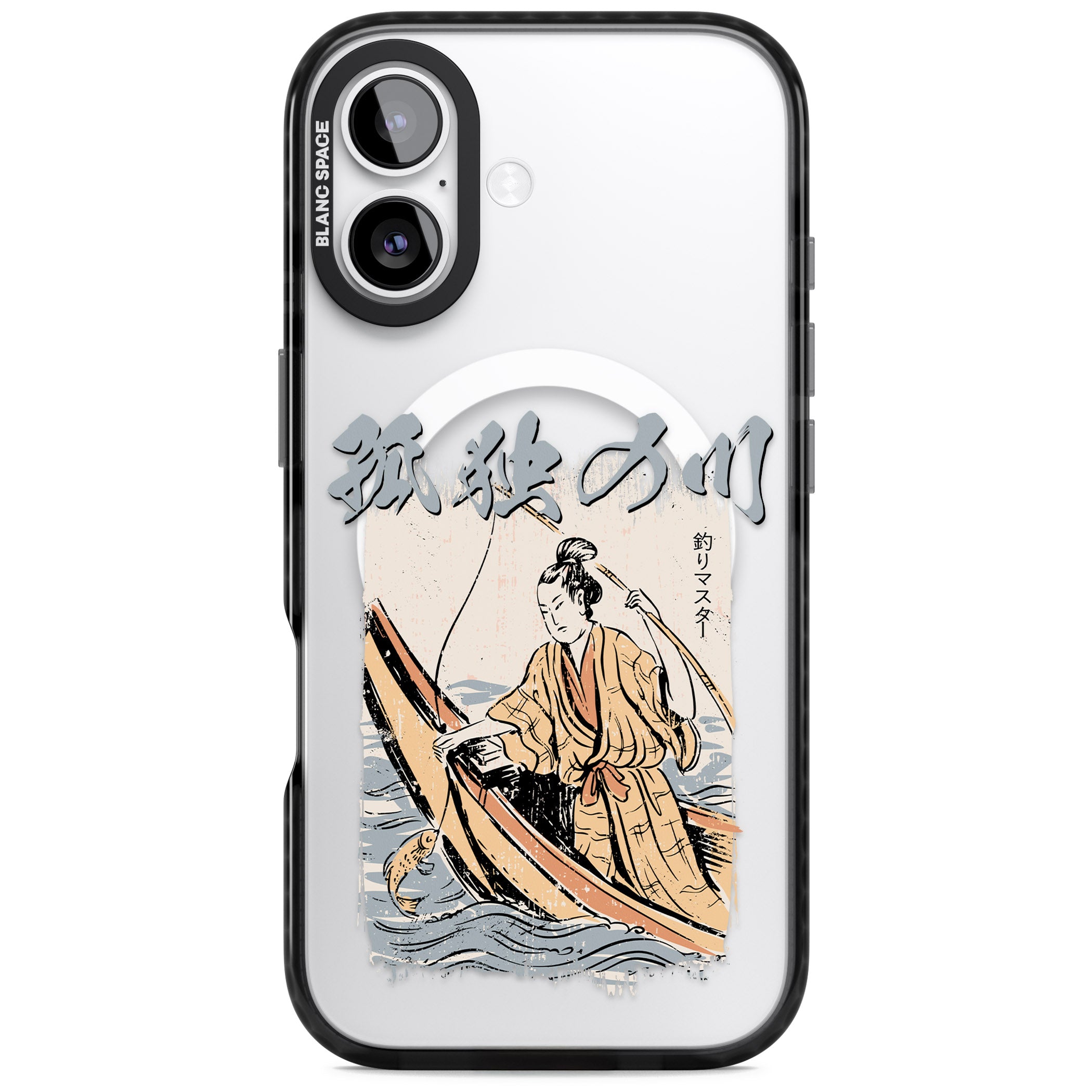 Japanese River iPhone 17 Impact Pro Black Phone Case