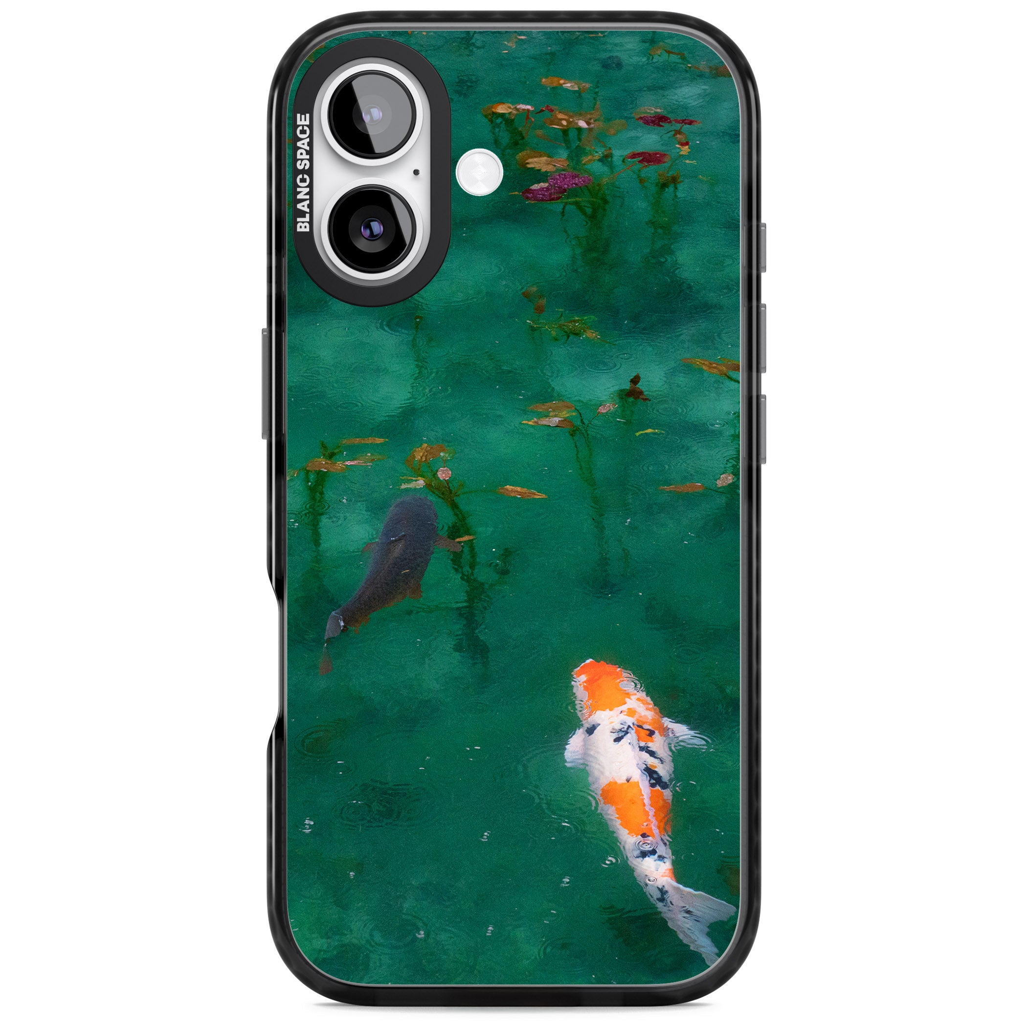 Koi Fish iPhone 17 Impact Pro Black Phone Case