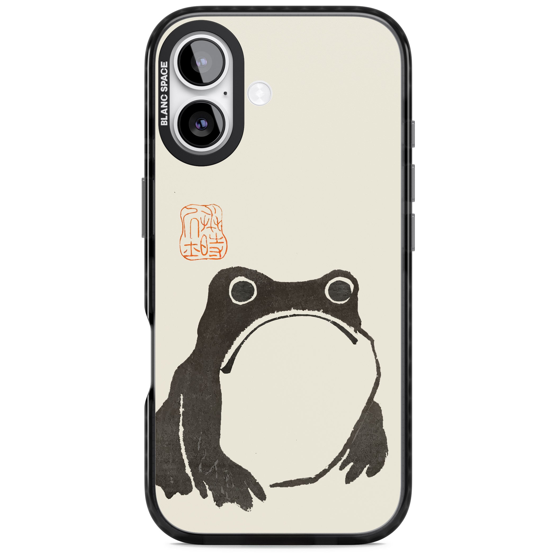 Matsumoto Hoji Frog iPhone 17 Impact Pro Black Phone Case