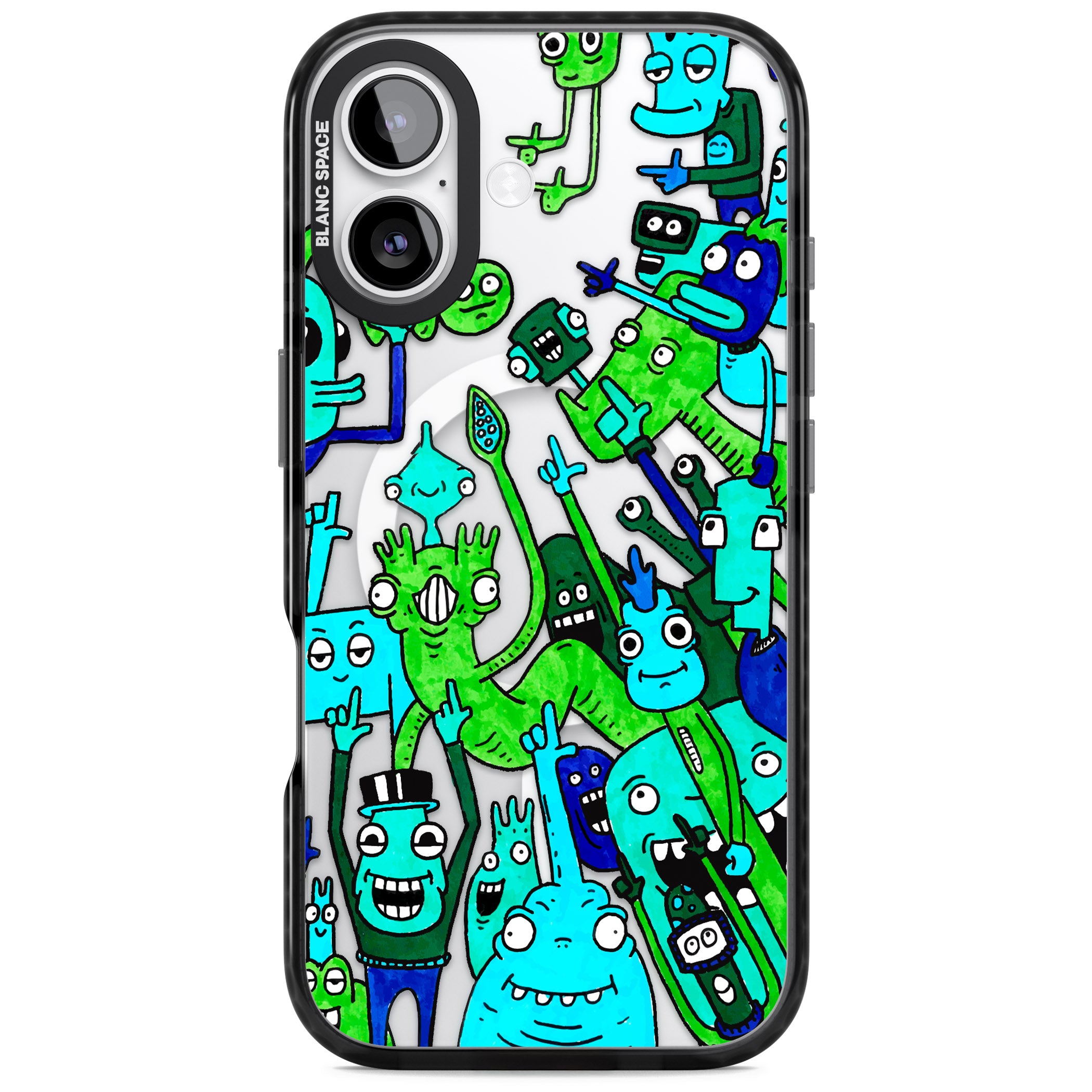 Don'T Point iPhone 17 Impact Pro Black Phone Case