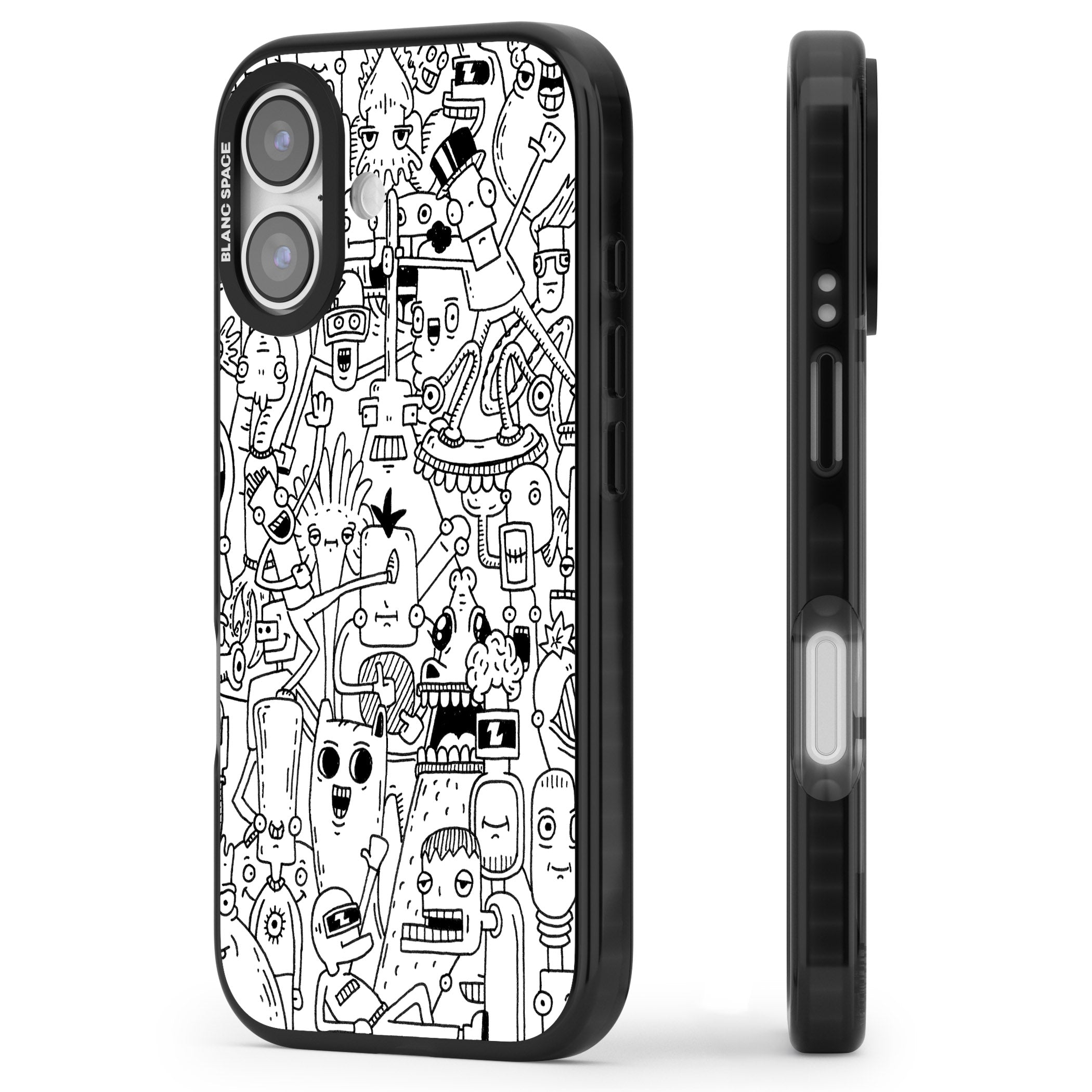 Stack Original iPhone 17 Impact Pro Black Phone Case Side Profile