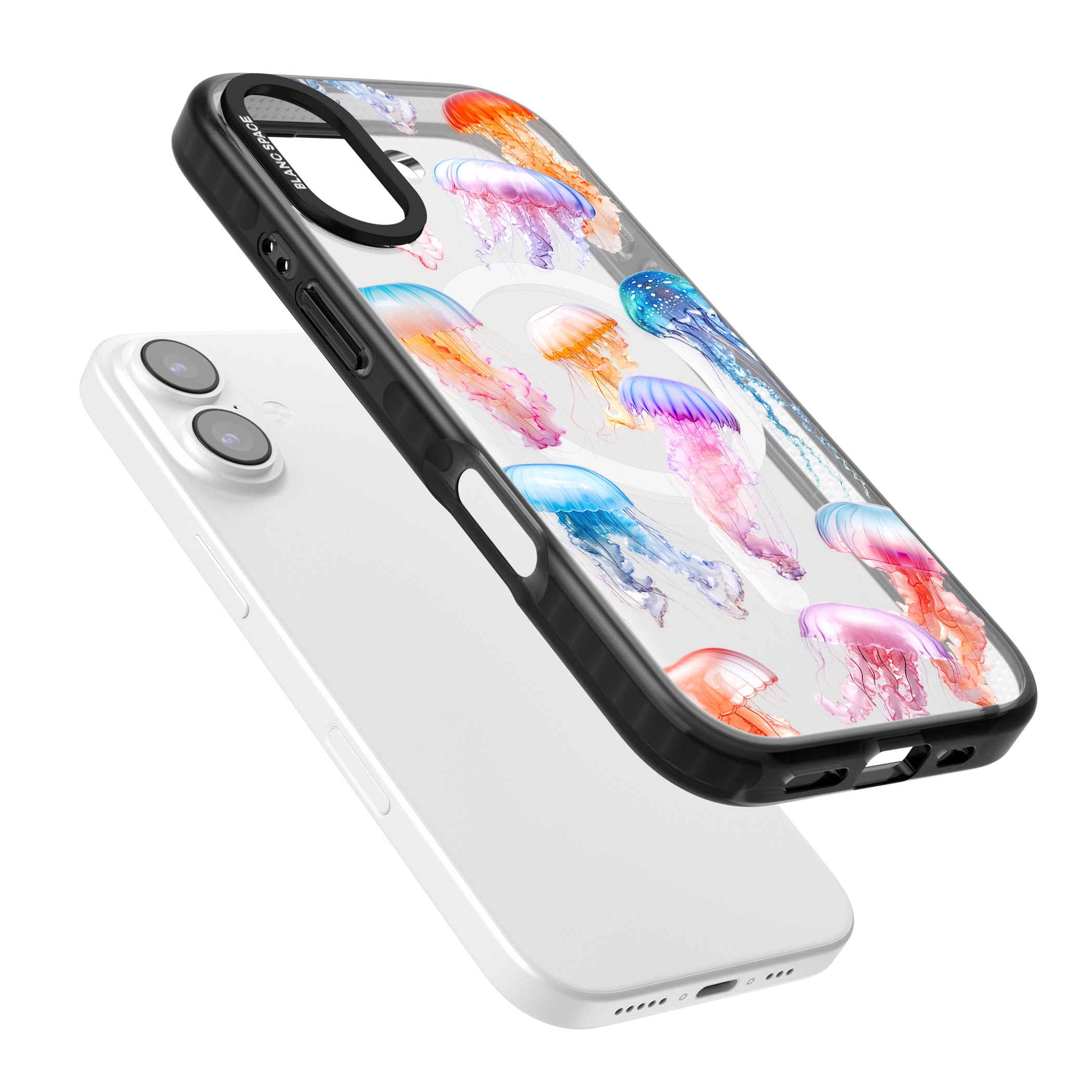 Vibrant Jellyfish iPhone 17 Impact Pro Black Phone Case Colours