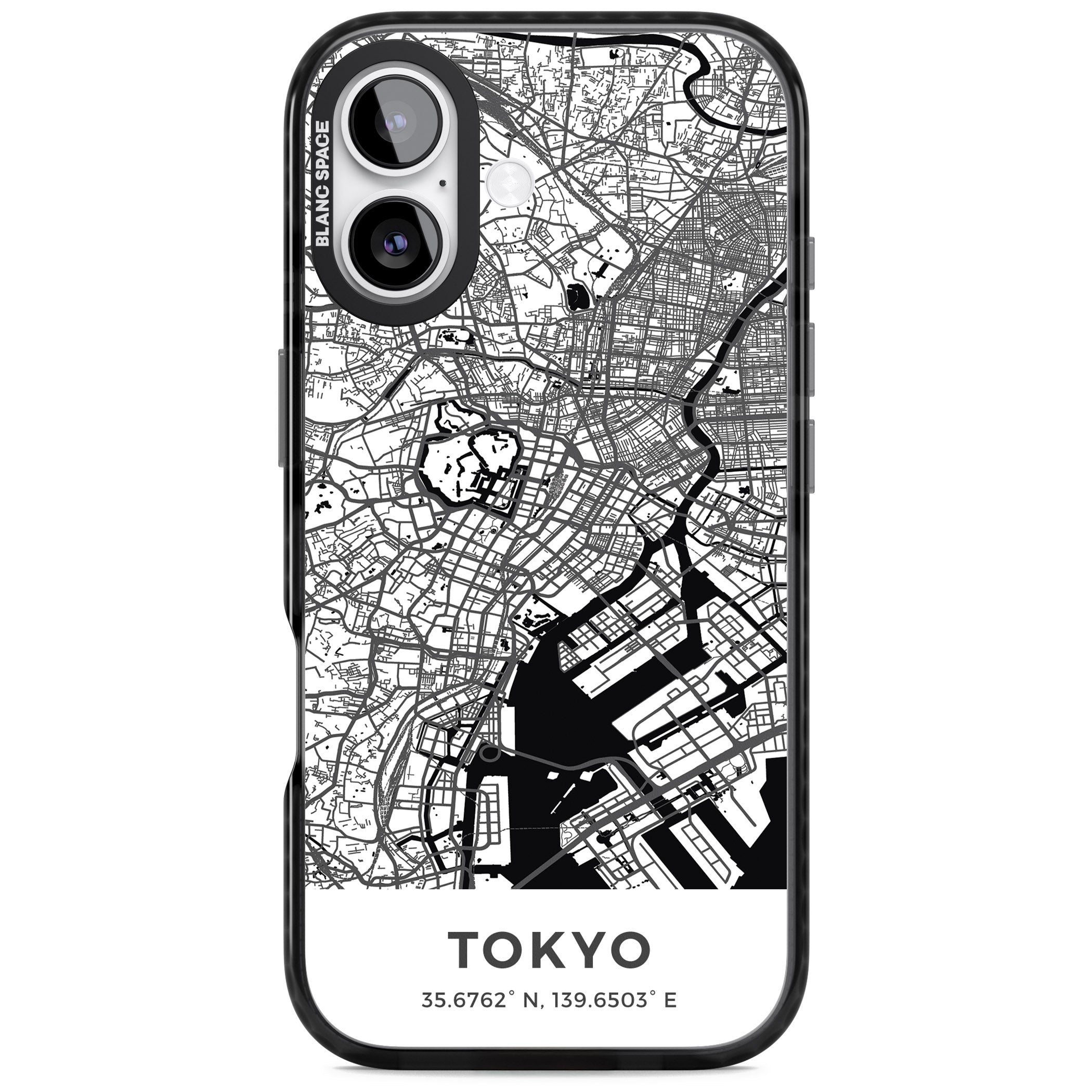 Tokyo Map iPhone 17 Impact Pro Black Phone Case