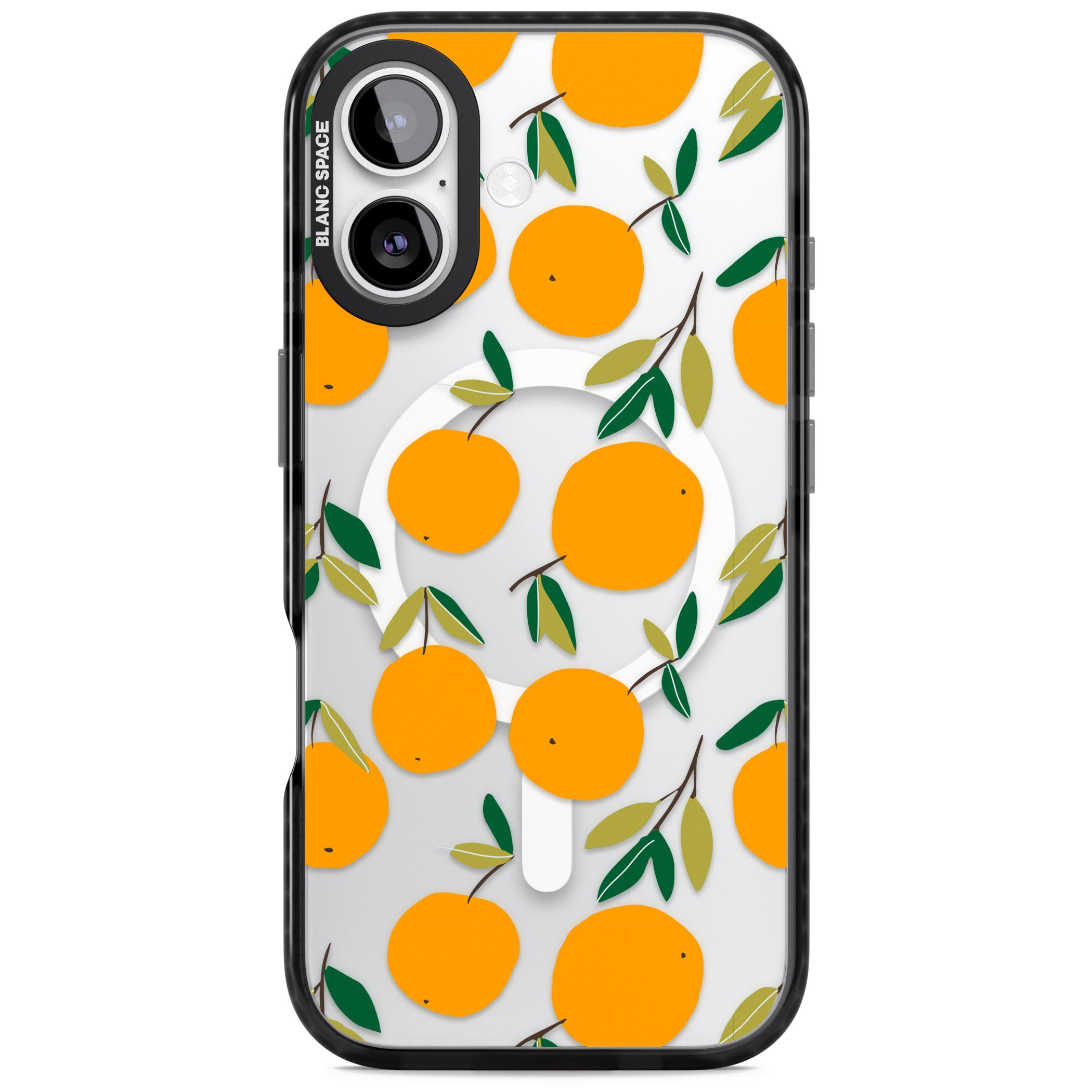 Citrus Grove iPhone 17 Impact Pro Black Phone Case