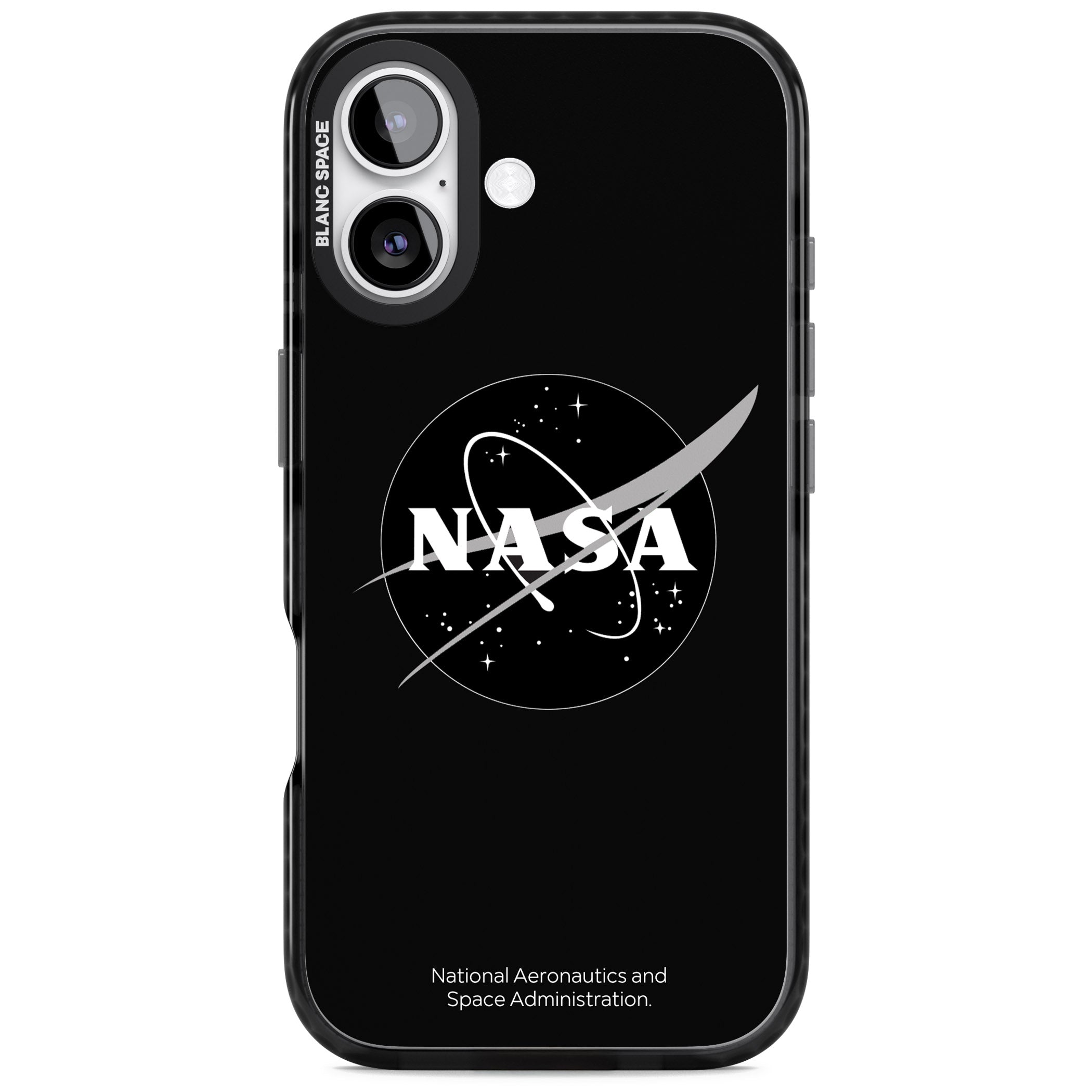Dark Nasa Meatball iPhone 17 Impact Pro Black Phone Case