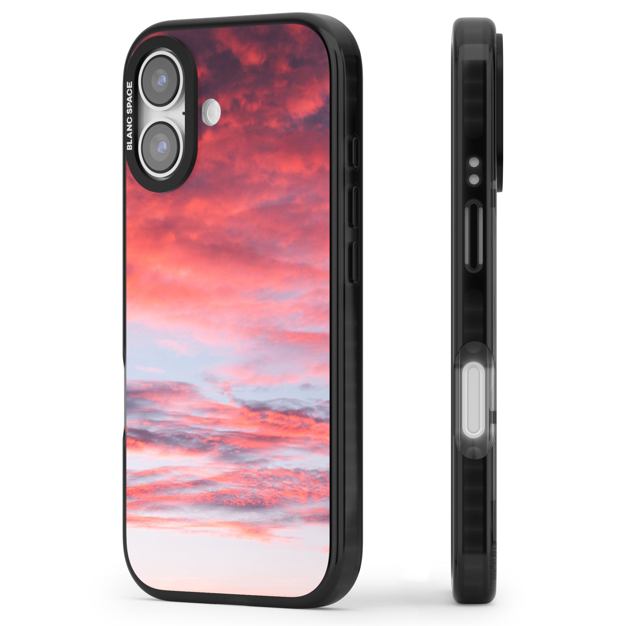 Sunset Skies iPhone 17 Impact Pro Black Phone Case Side Profile