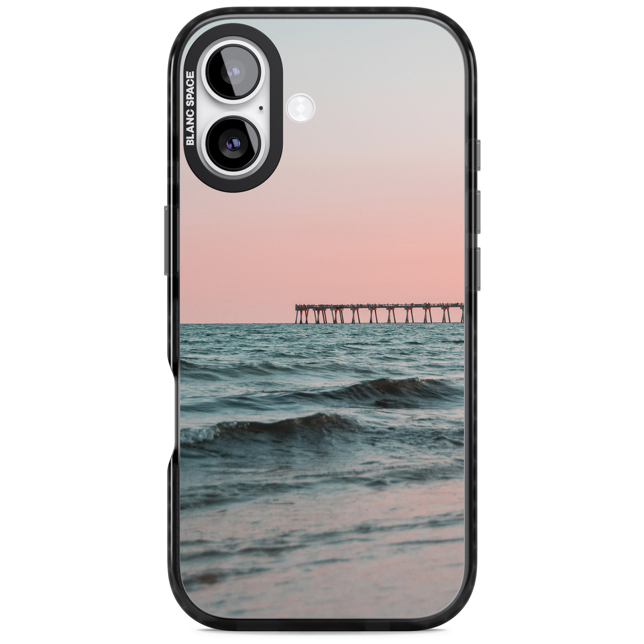 Sunset Pier iPhone 17 Impact Pro Black Phone Case