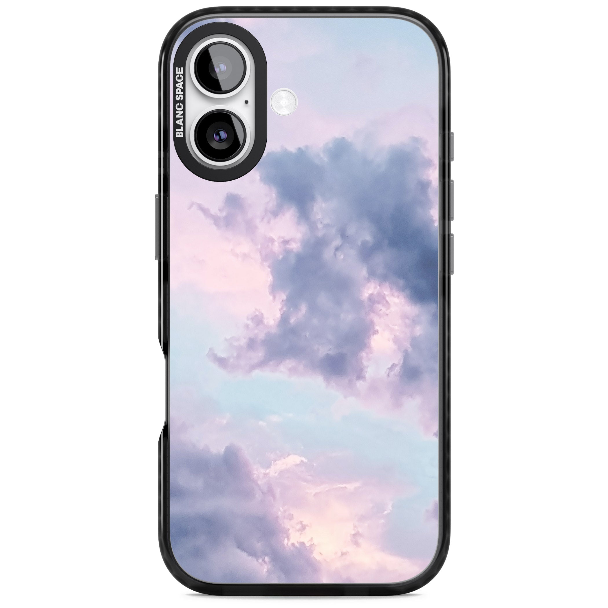 Pastel Sky Clouds iPhone 17 Impact Pro Black Phone Case