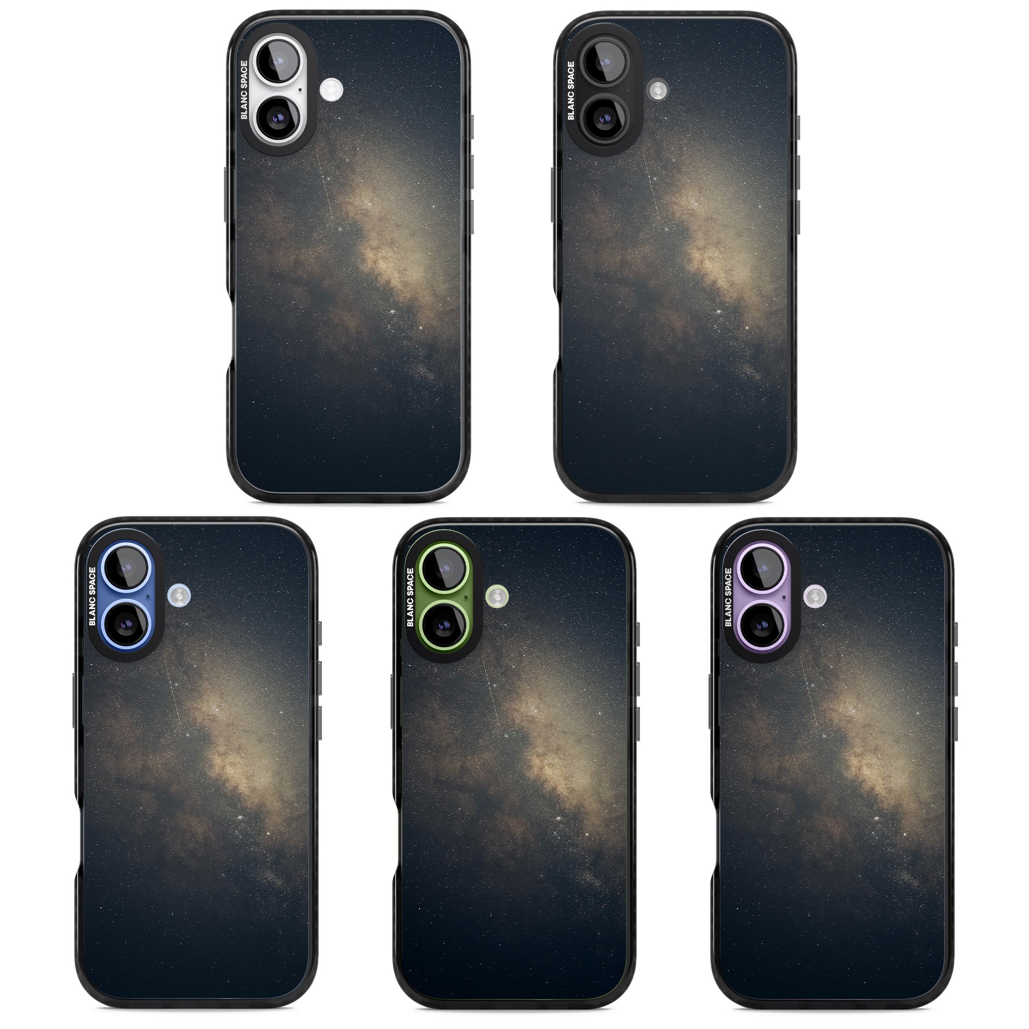 Cosmic Night Sky iPhone 17 Impact Pro Black Phone Case APT Impact Protection