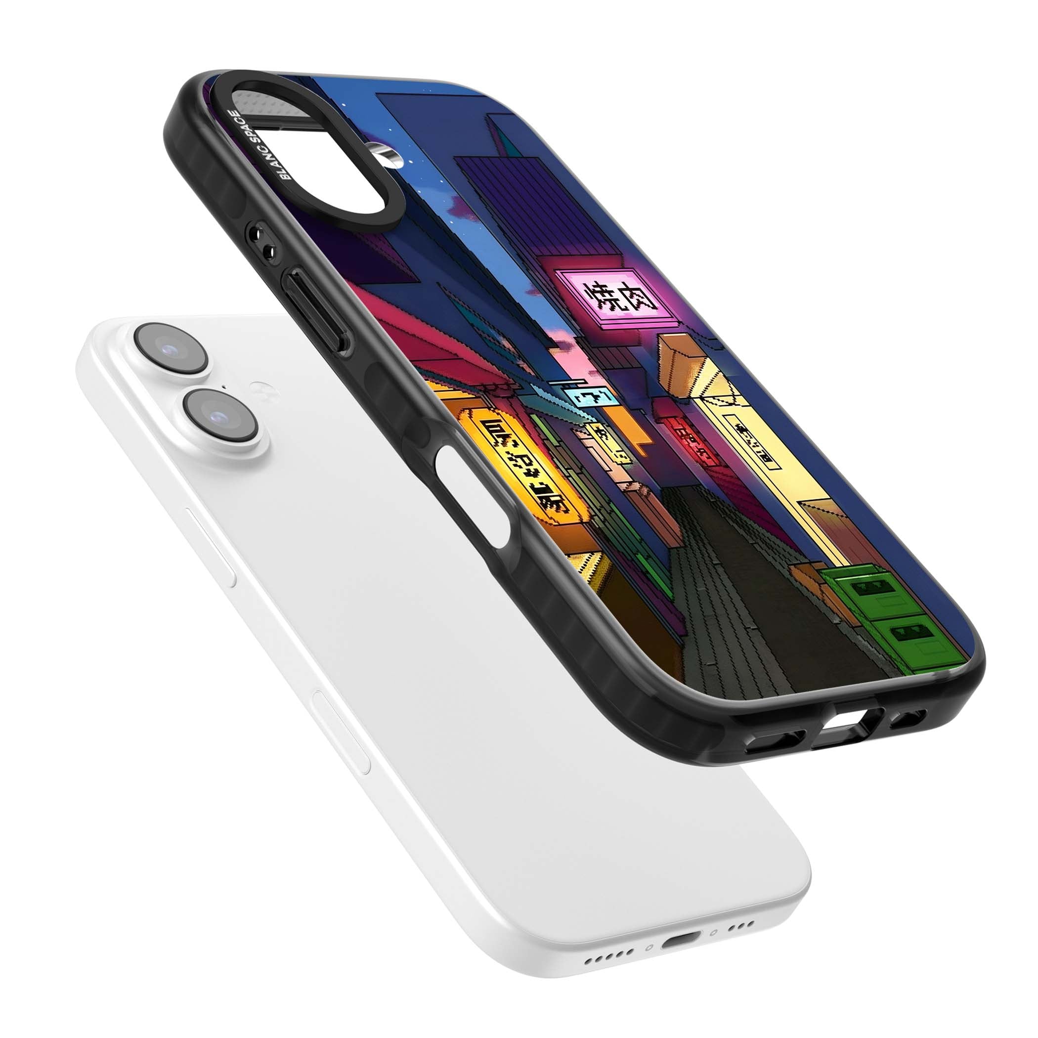 Nights In The Yokocho for him iPhone case | Black Impact Magsafe case for iPhone 17