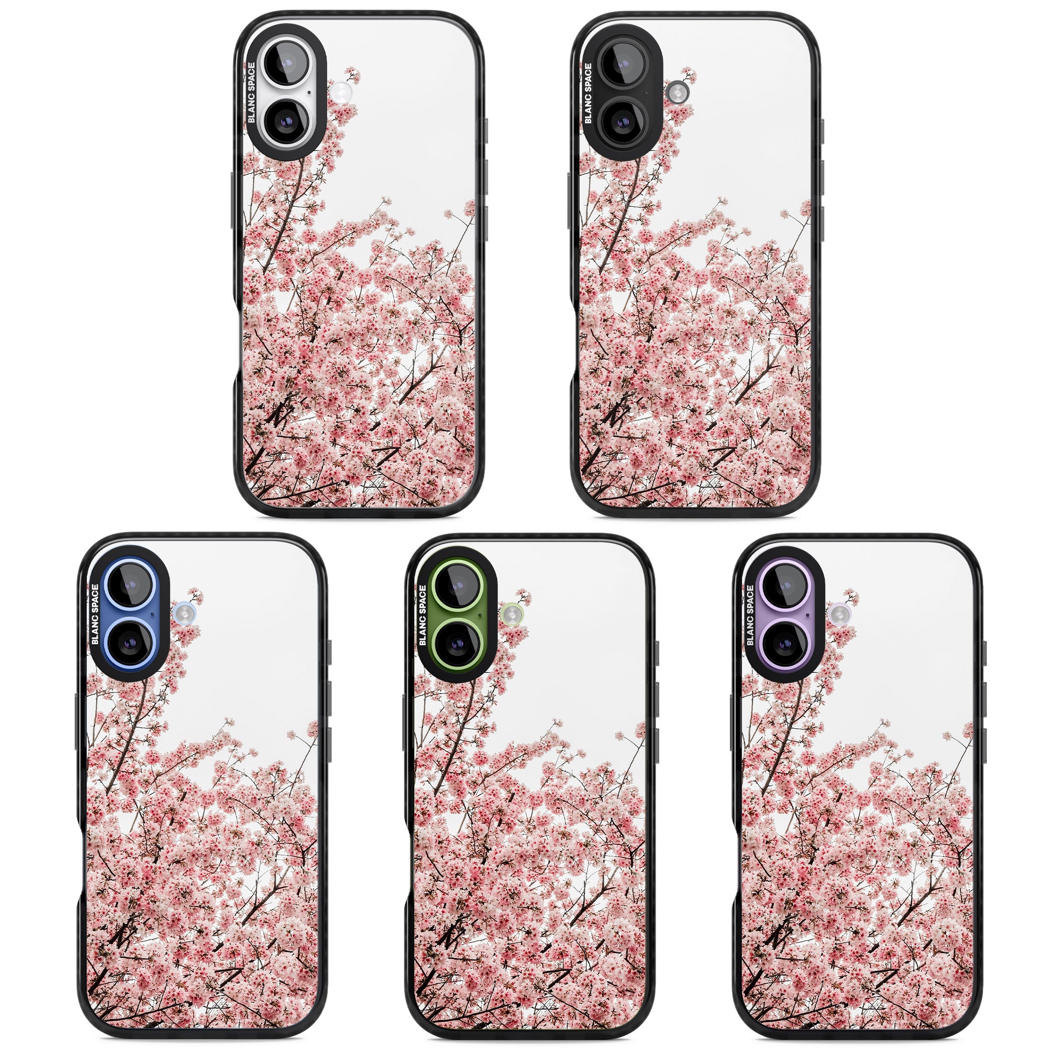 Cherry Blossom Bloom iPhone 17 Impact Pro Black Phone Case APT Impact Protection