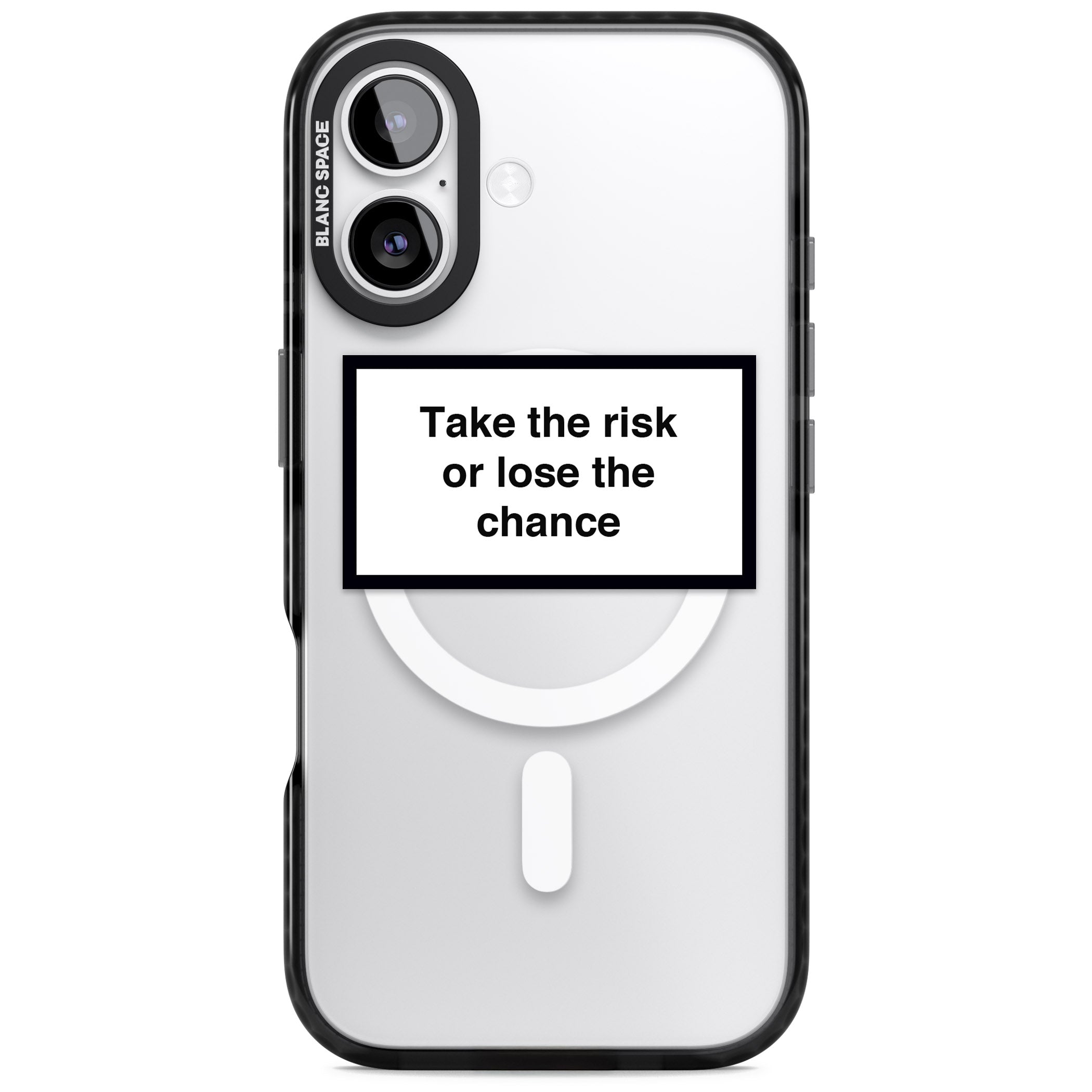 Take The Risk Or Lose The Chance iPhone 17 Impact Pro Black Phone Case