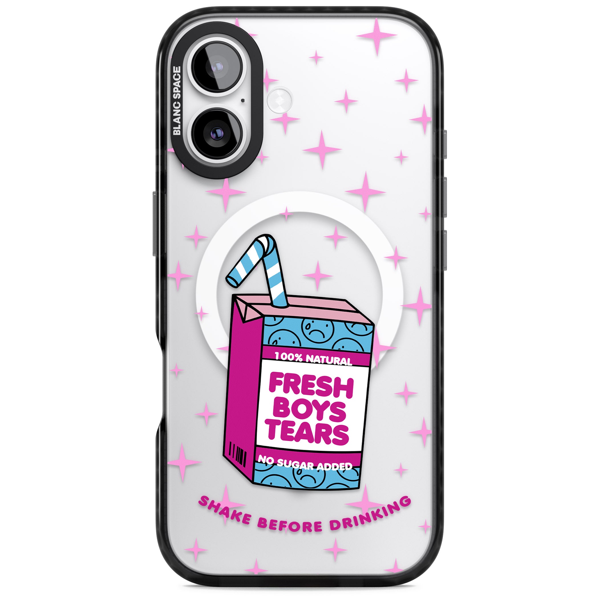 Boy Tears iPhone 17 Impact Pro Black Phone Case