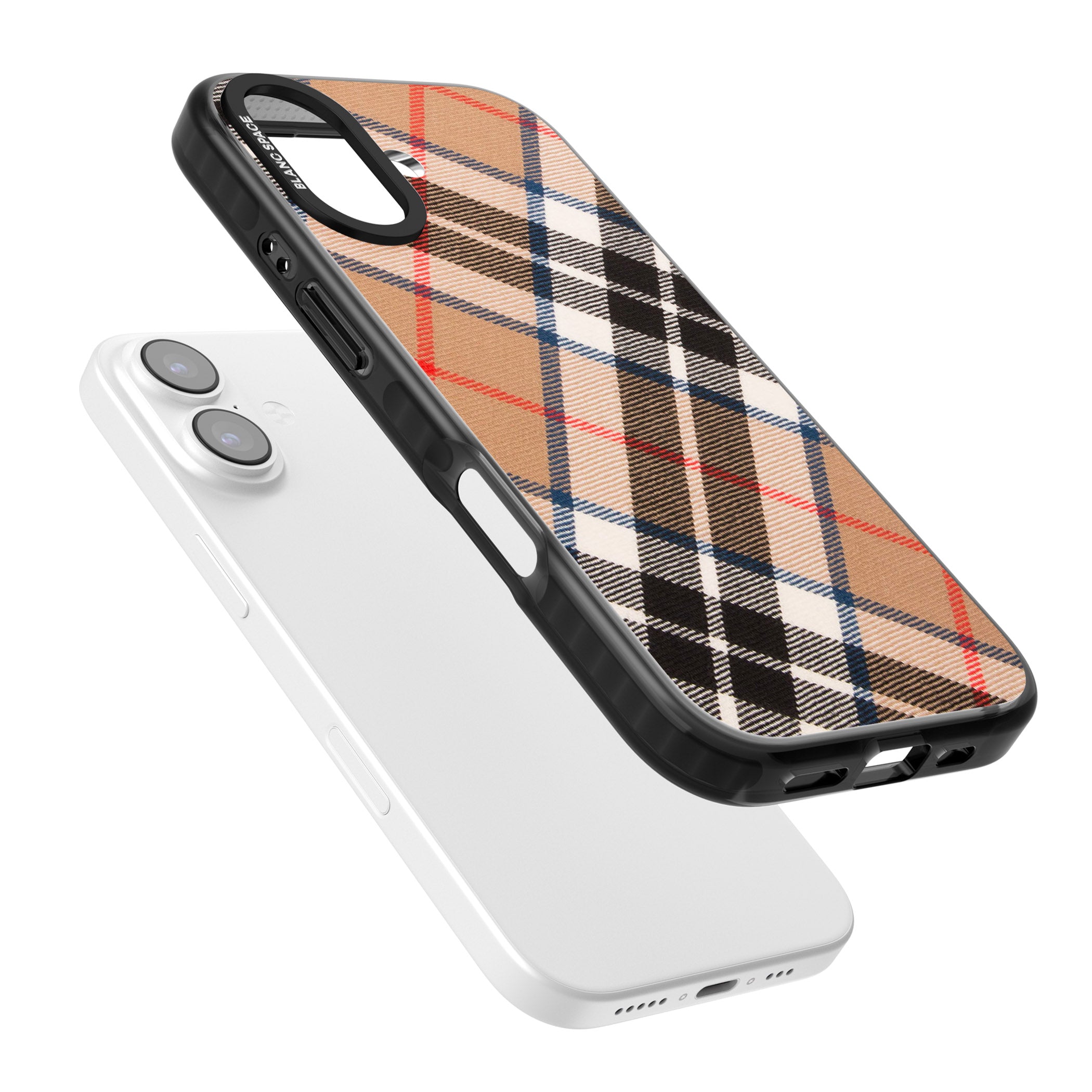 Haymarket Check iPhone 17 Impact Pro Black Phone Case Colours