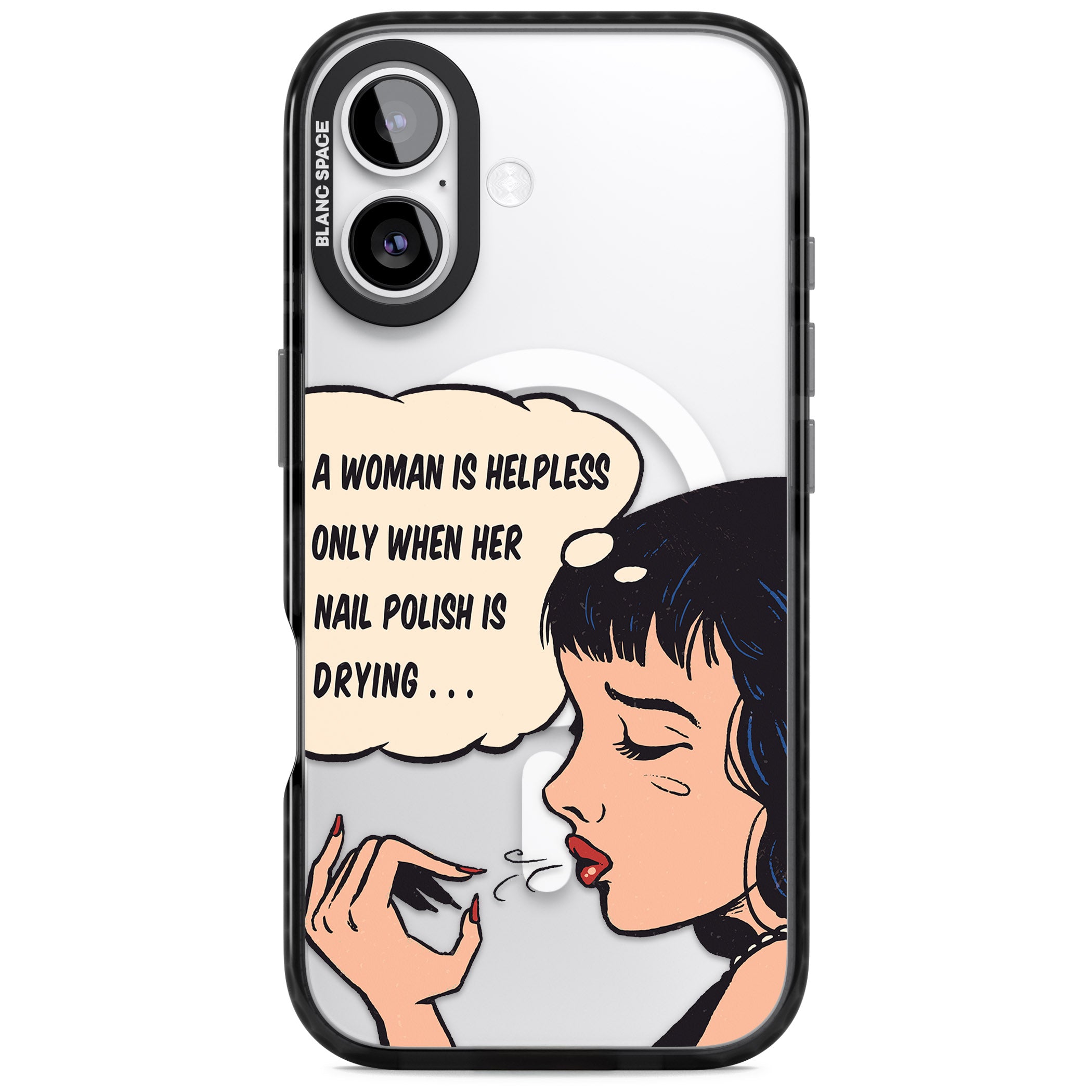 Drying Nails Pop Art iPhone 17 Impact Pro Black Phone Case