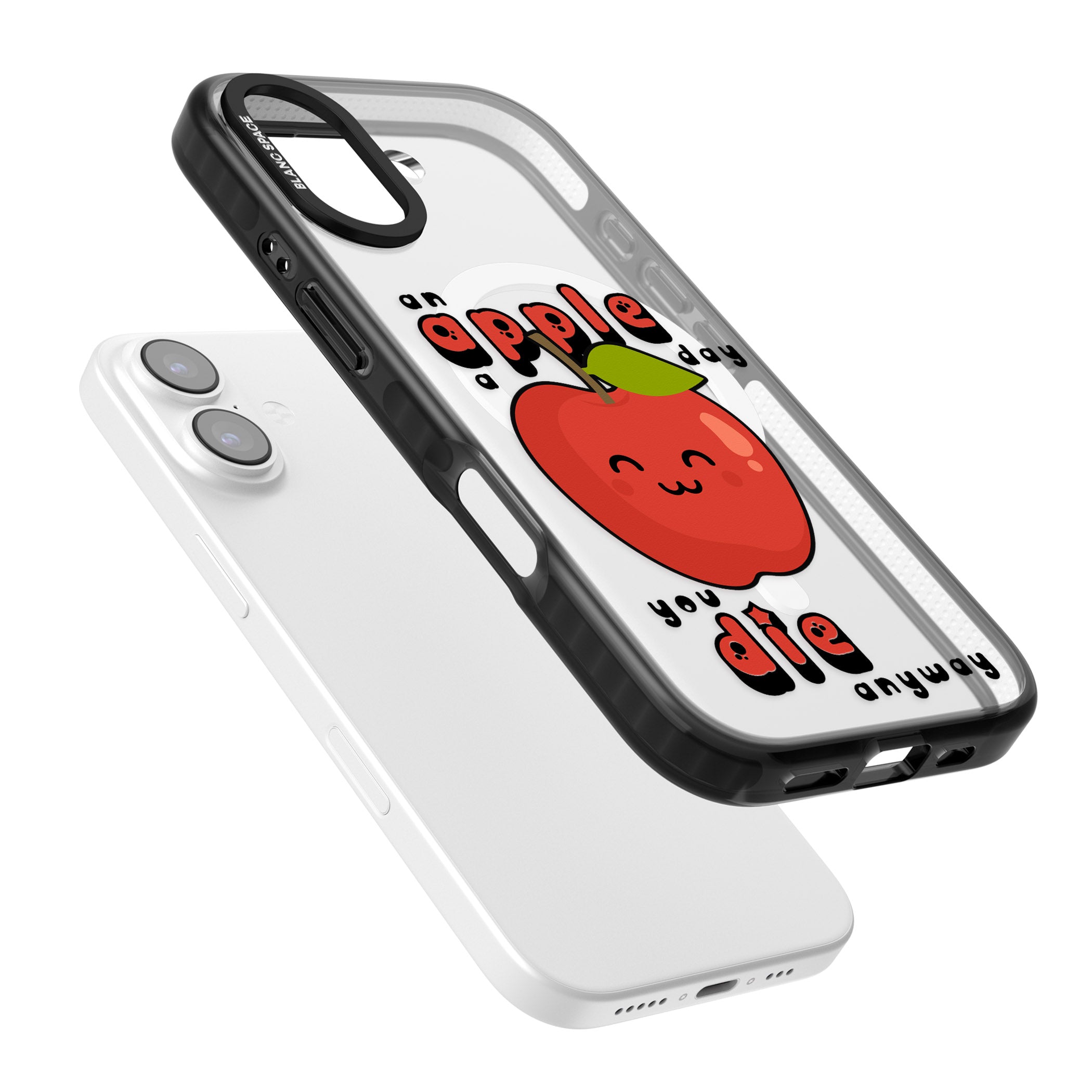 An Apple A Day iPhone 17 Impact Pro Black Phone Case Colours