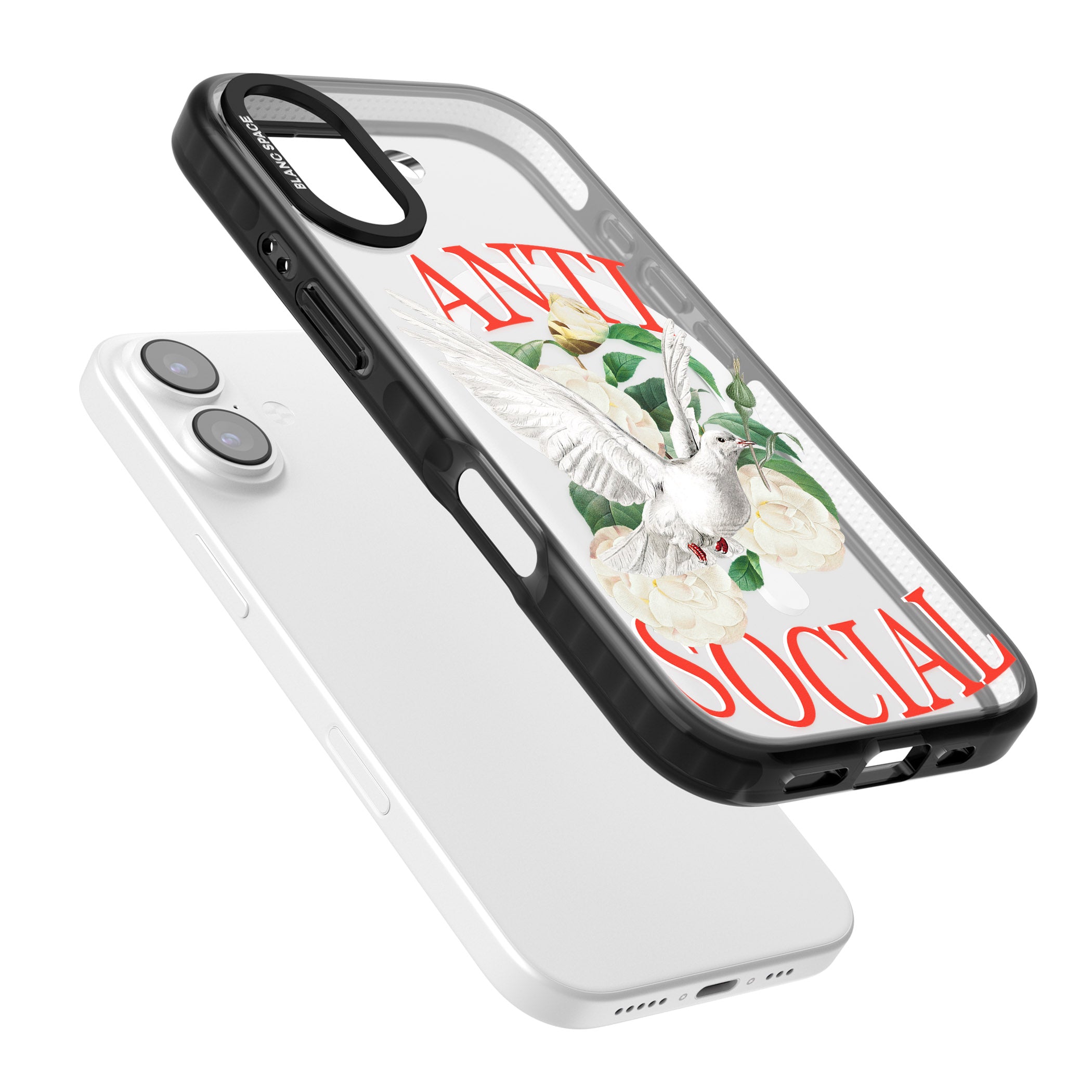 Anti Social iPhone 17 Impact Pro Black Phone Case Colours