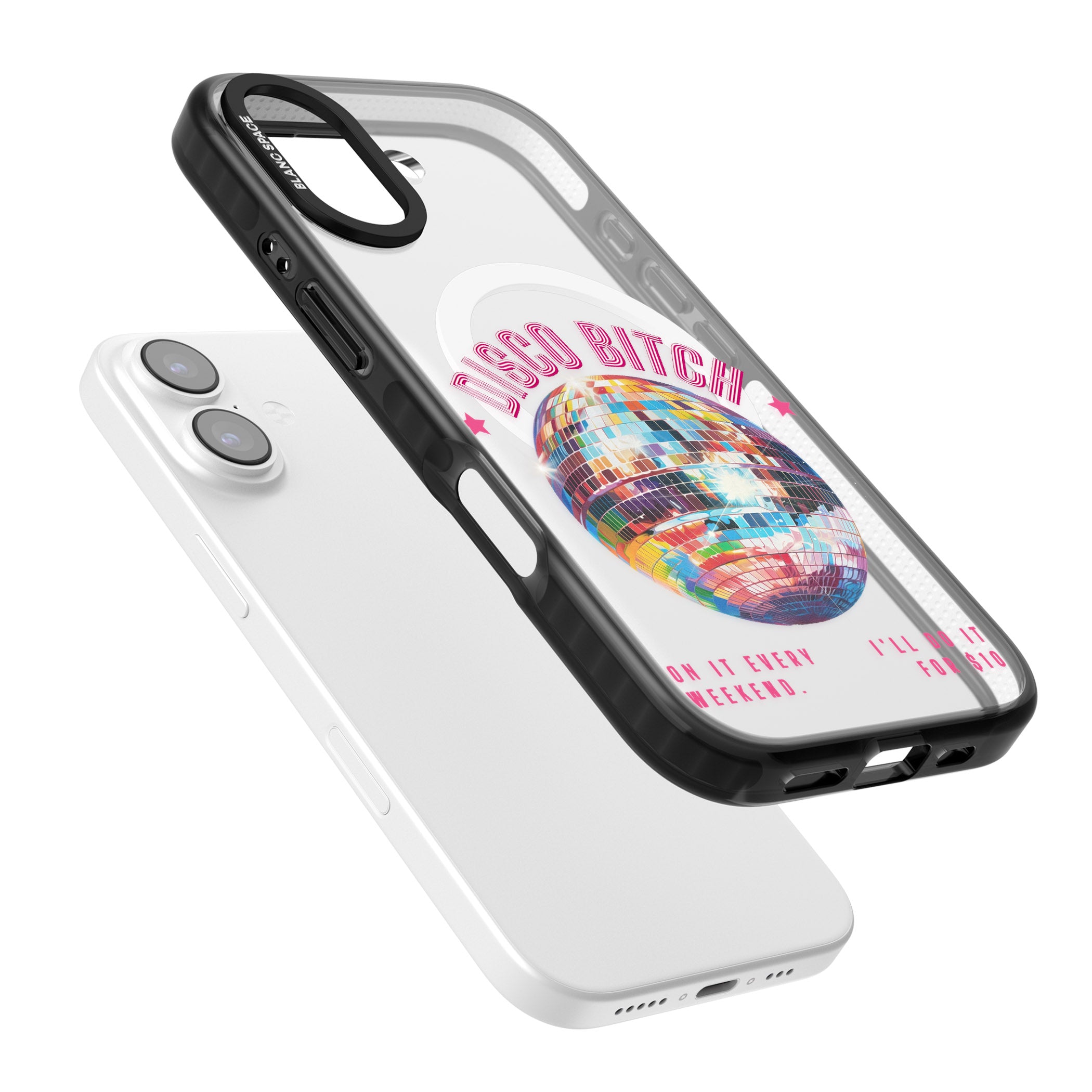 Disco B Tch iPhone 17 Impact Pro Black Phone Case Colours