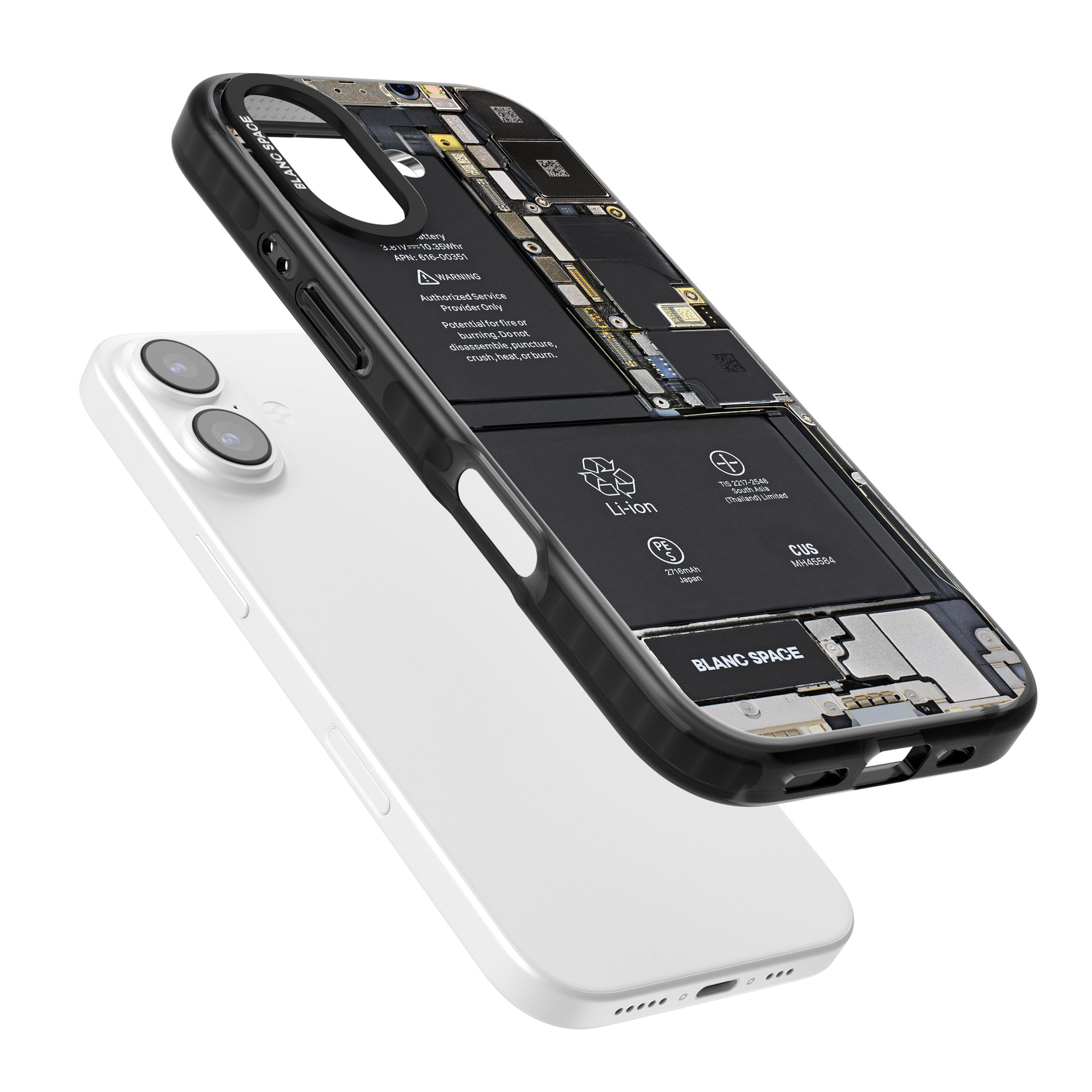 Circuit Board Standard iPhone 17 Impact Pro Black Phone Case Colours