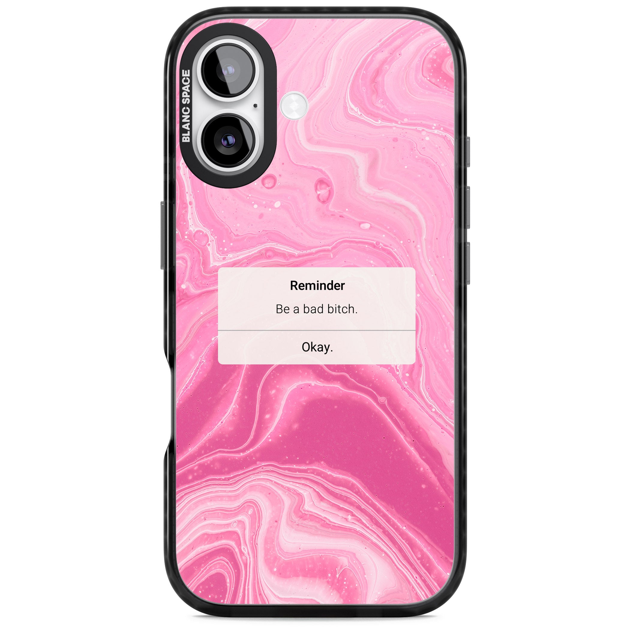 Bad Bitch Reminder iPhone 17 Impact Pro Black Phone Case
