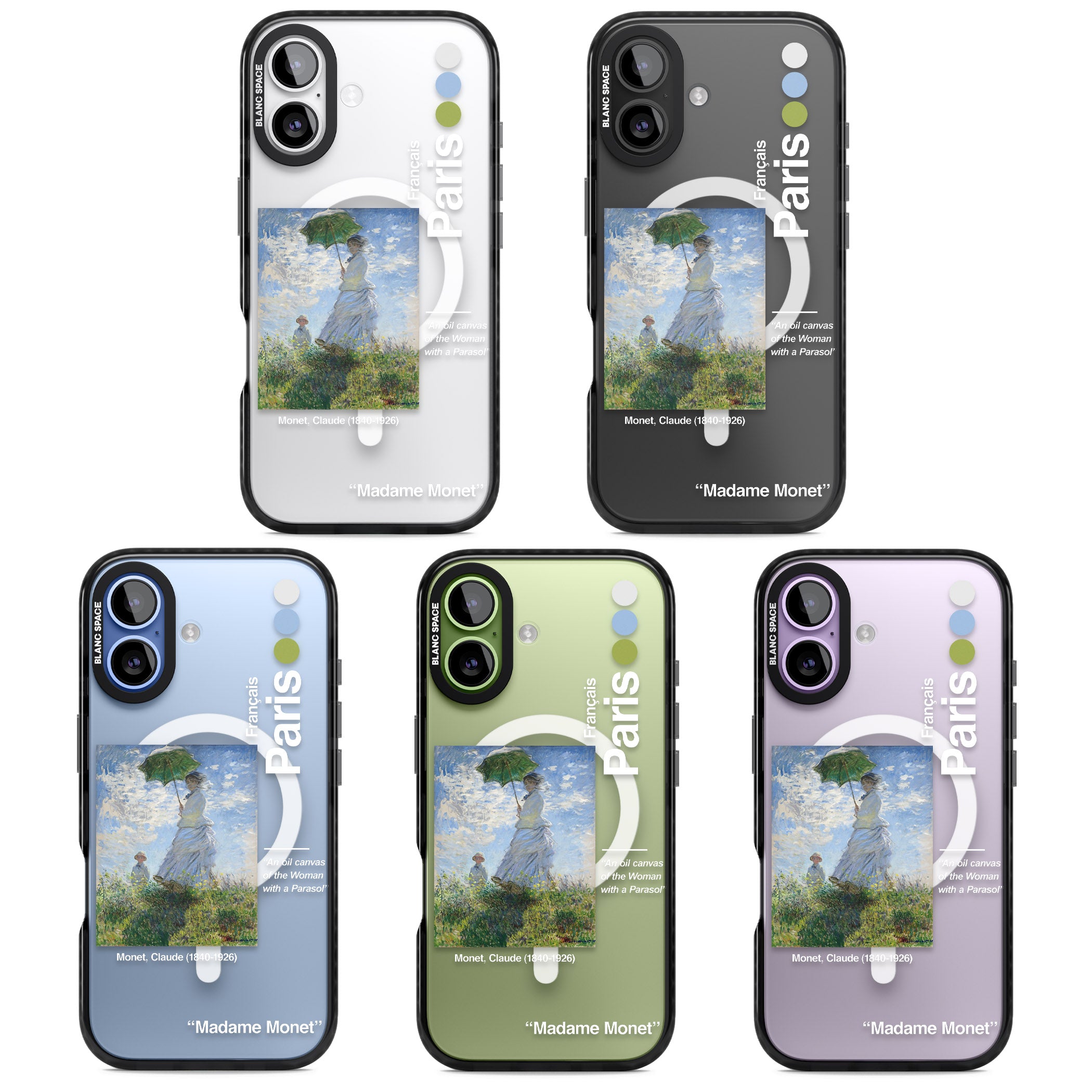 Madame Monet And Her Son iPhone 17 Impact Pro Black Phone Case APT Impact Protection