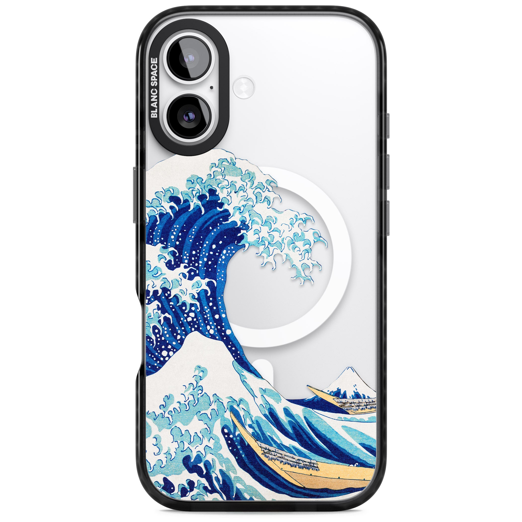 The Great Wave Of Kanagawa iPhone 17 Impact Pro Black Phone Case