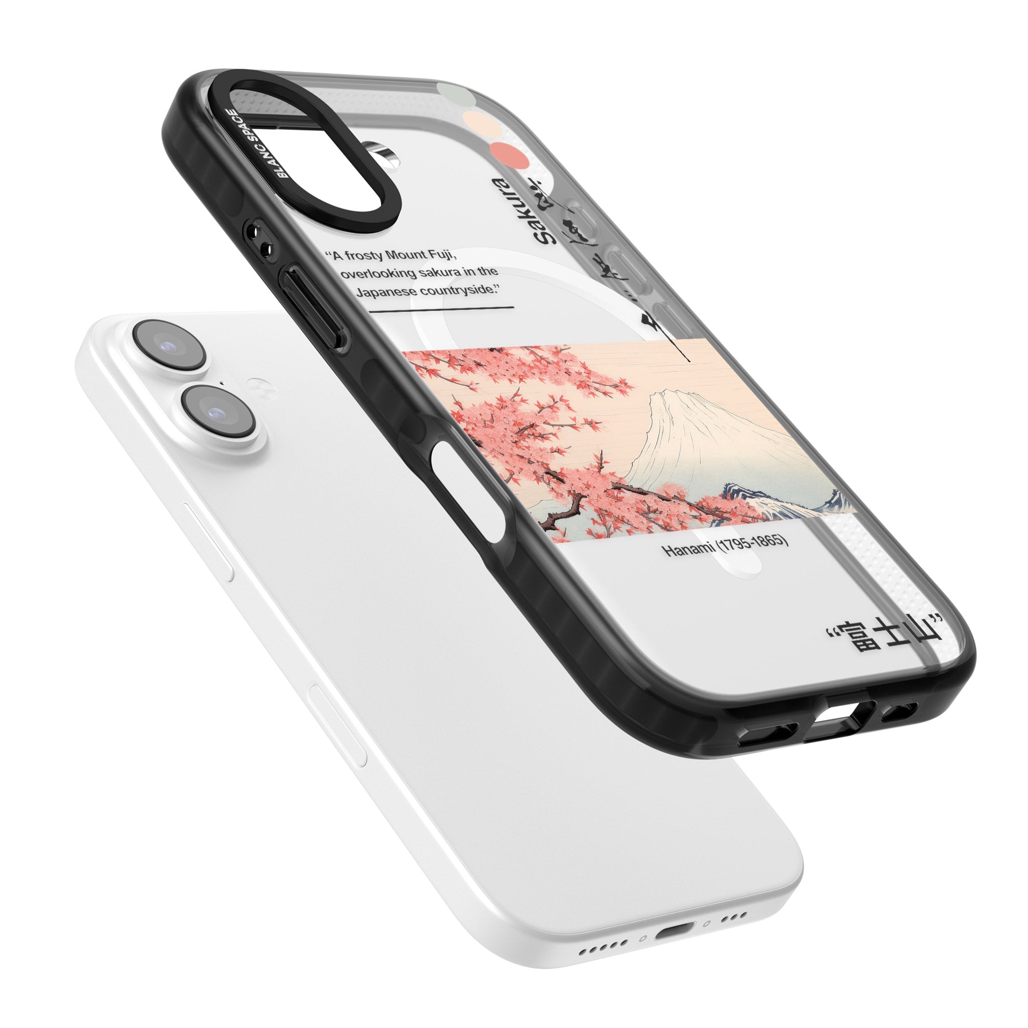 Hanami iPhone 17 Impact Pro Black Phone Case Colours